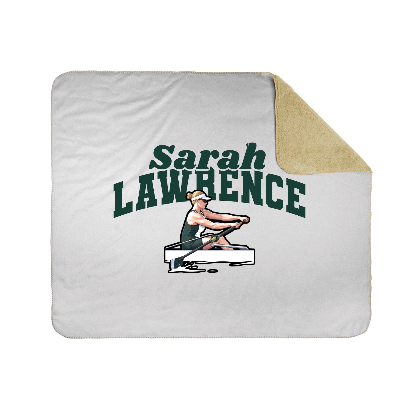 Throw Blanket — Signature Arch in White