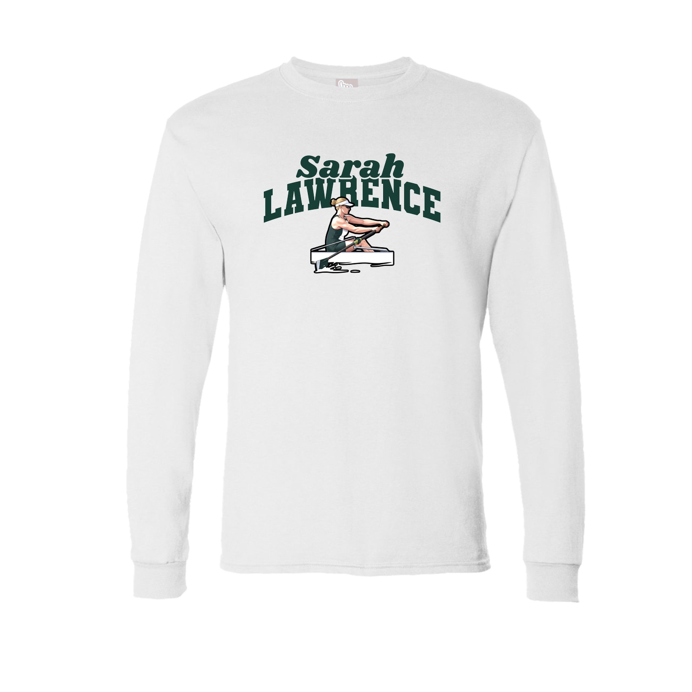 Long Sleeve Tee — Signature Arch in White