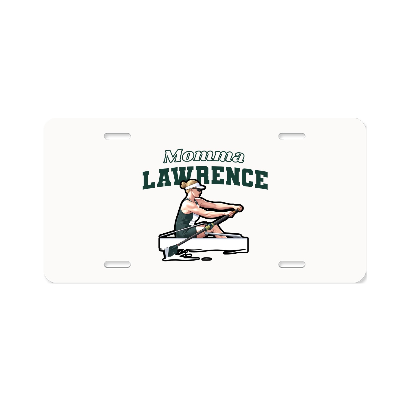 License Plate — Mothers Day Block in Classic