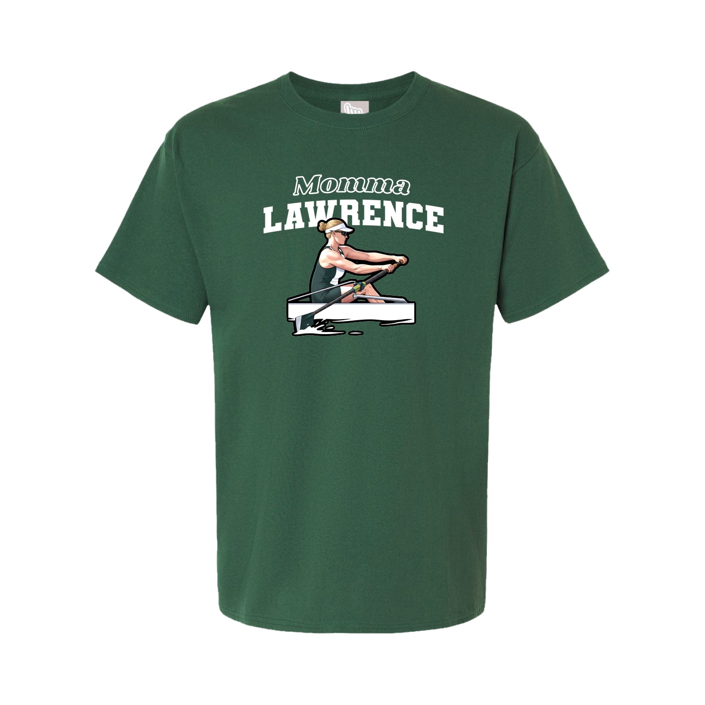 Youth Tee — Mothers Day Block in Green