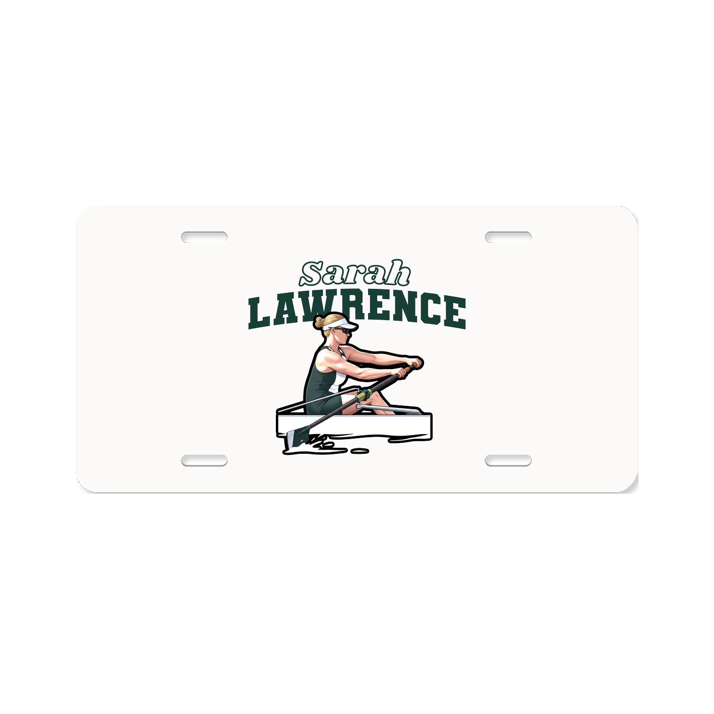 License Plate — Name Arch in Classic