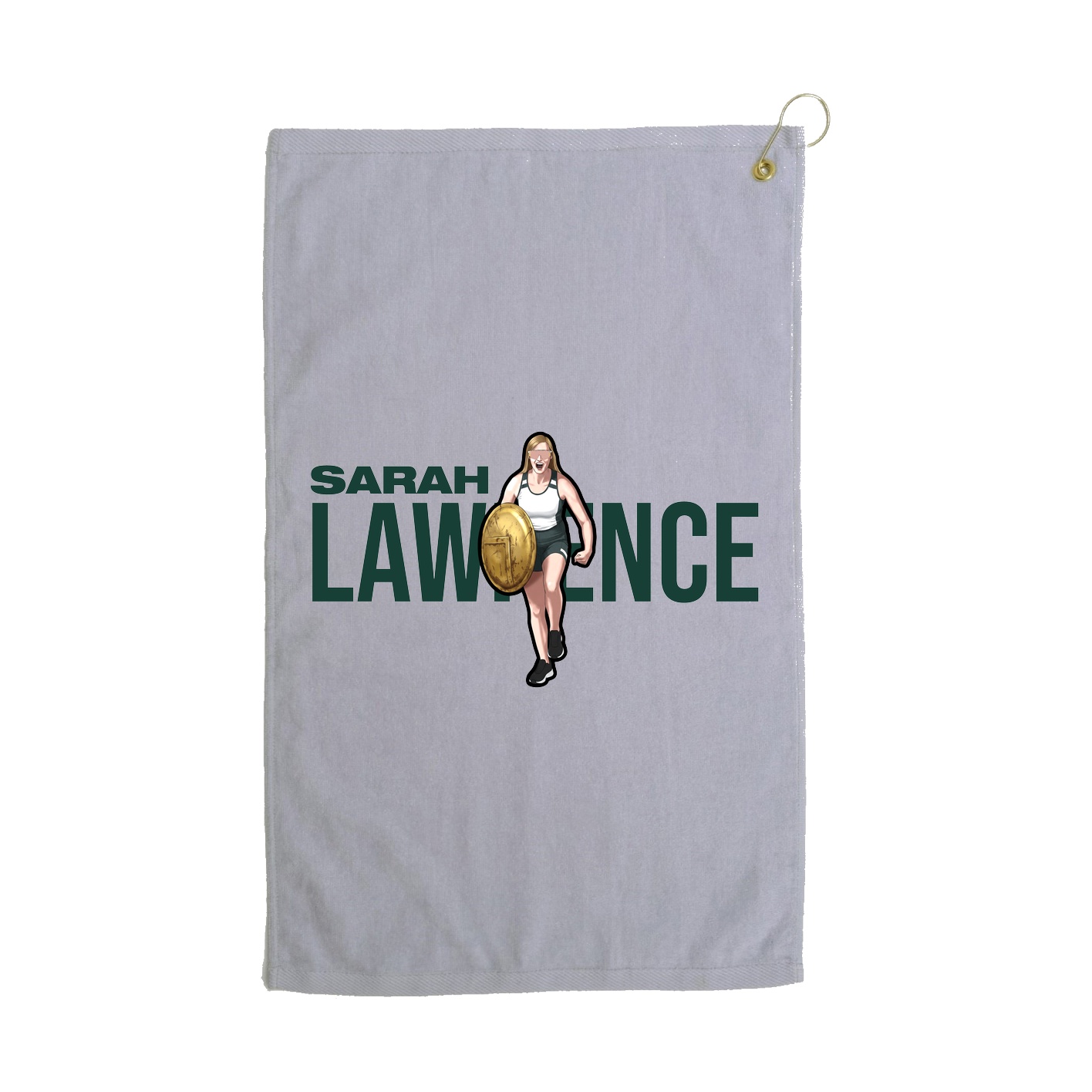 Golf Towel — Player Name in Grey