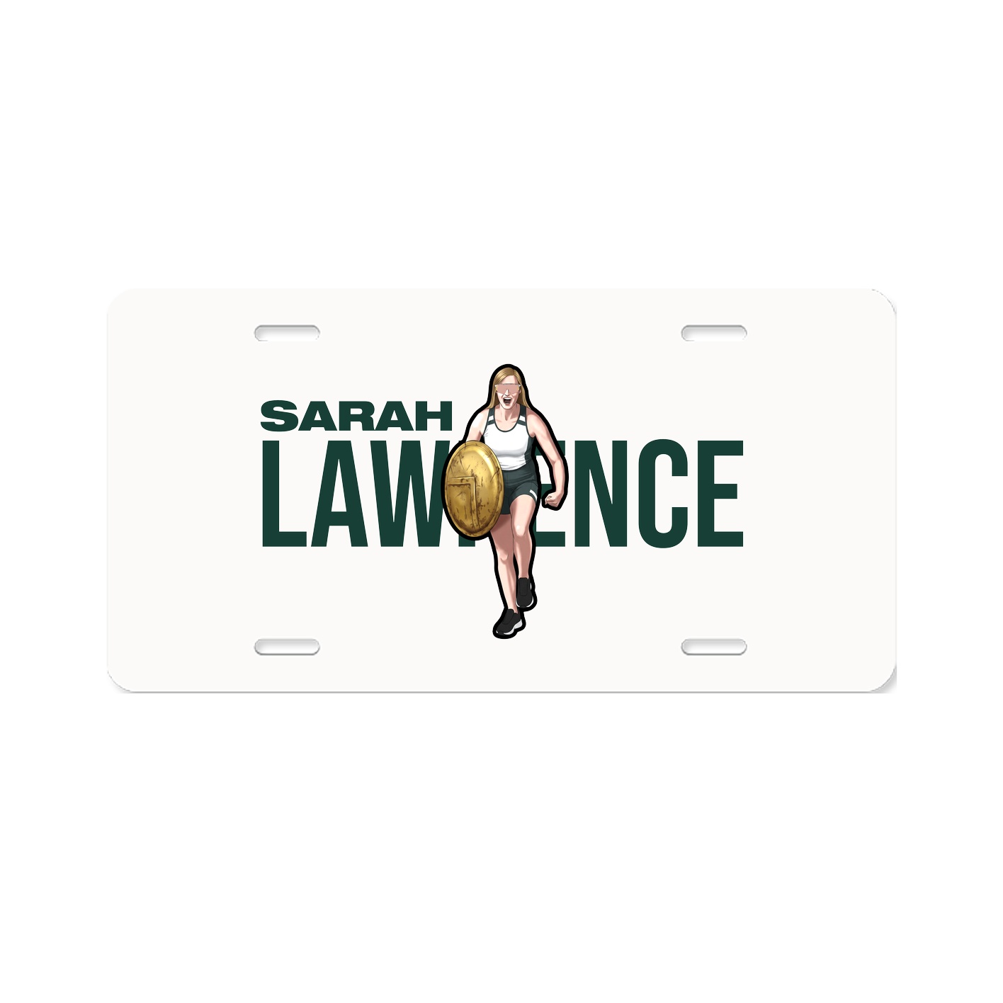 License Plate — Player Name in Classic