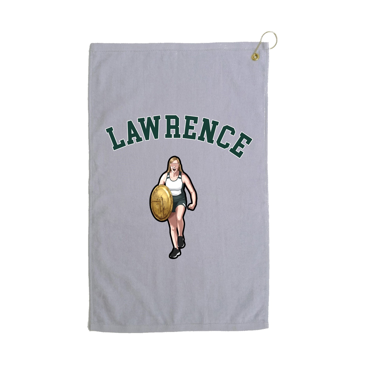 Golf Towel — Shirsey Arch in Grey