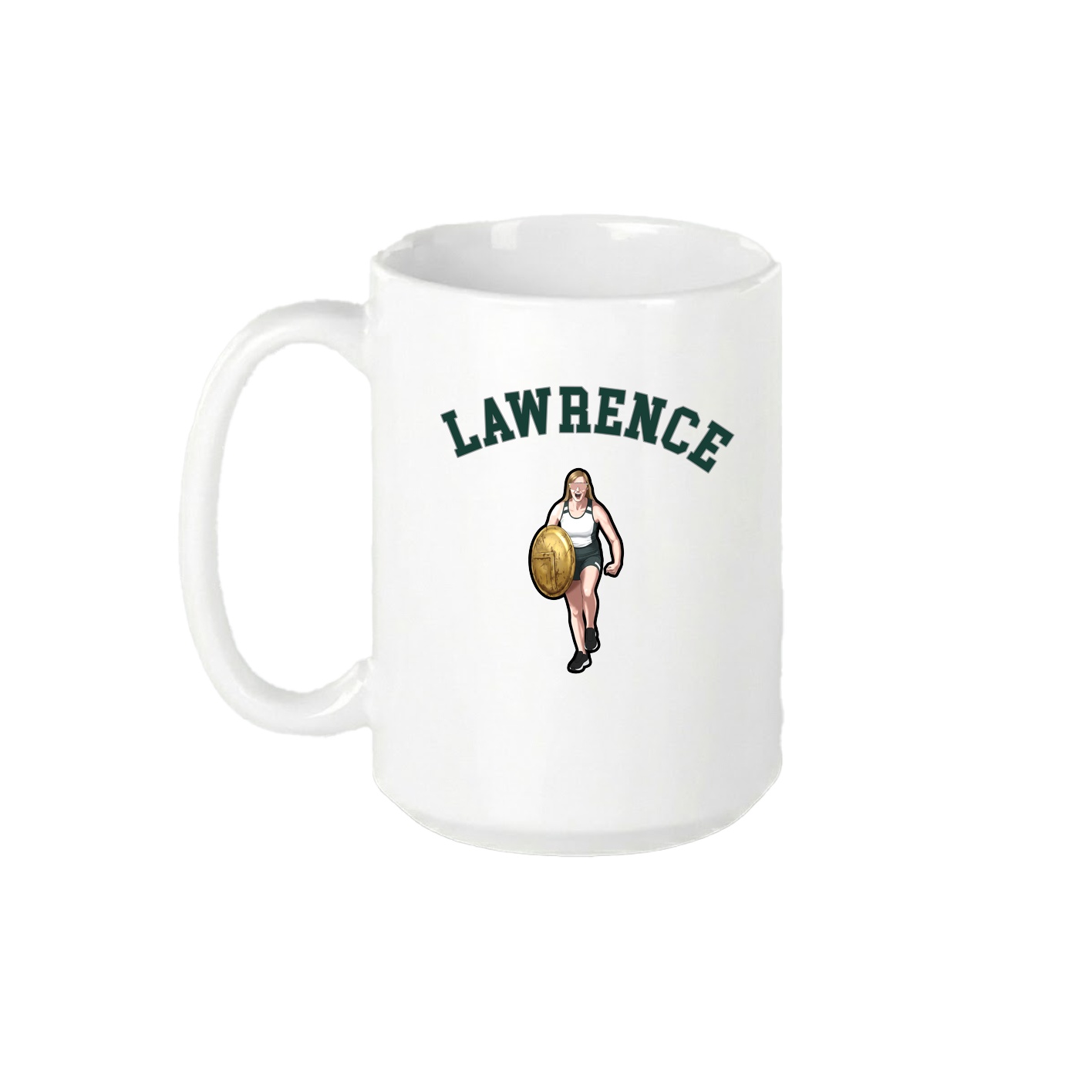 15oz Coffee Mug — Shirsey Arch in White