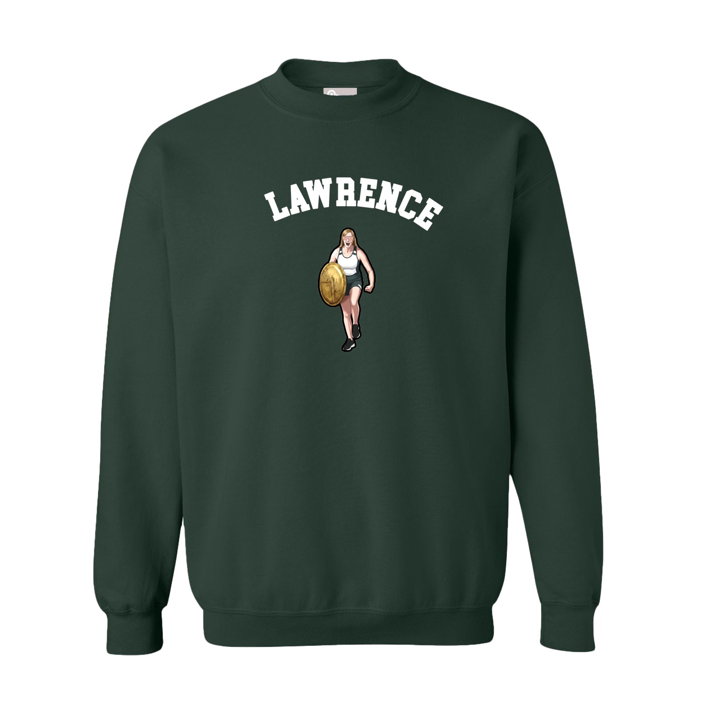 Fleece Crew — Shirsey Arch in Green