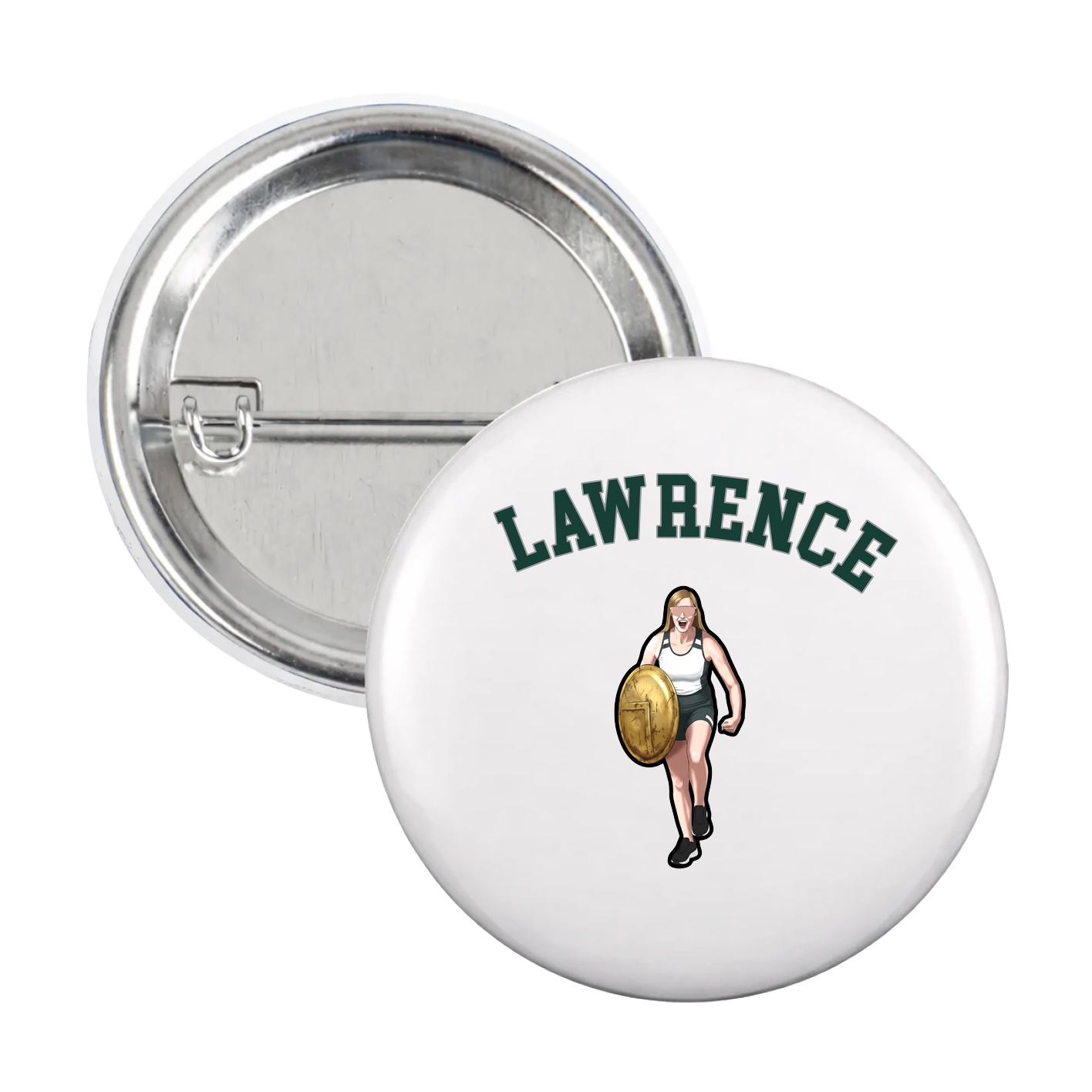 Game Day Button — Shirsey Arch in White