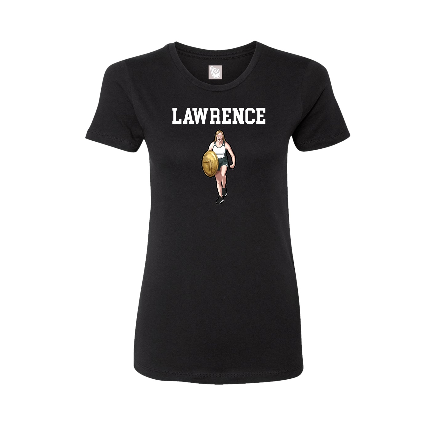 Fitted Women's Tee — Shirsey in Black