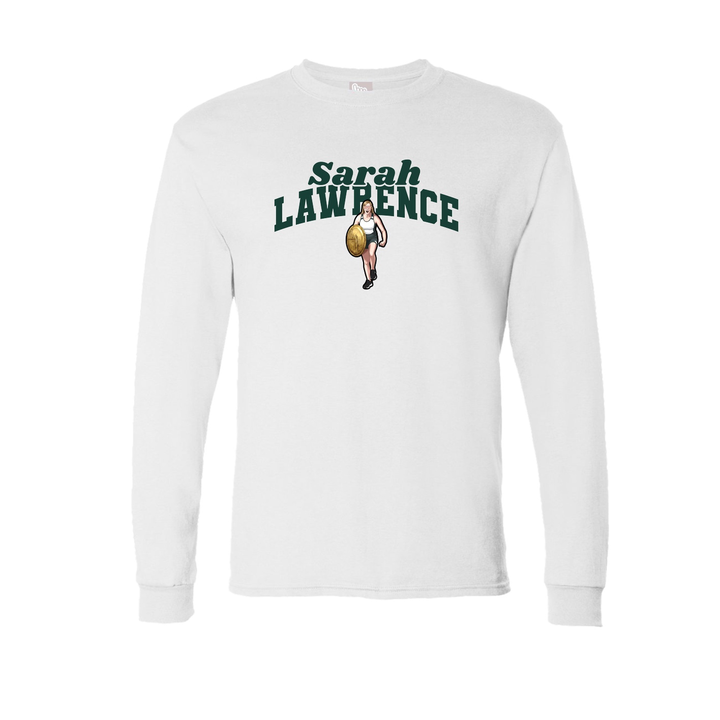 Long Sleeve Tee — Signature Arch in White