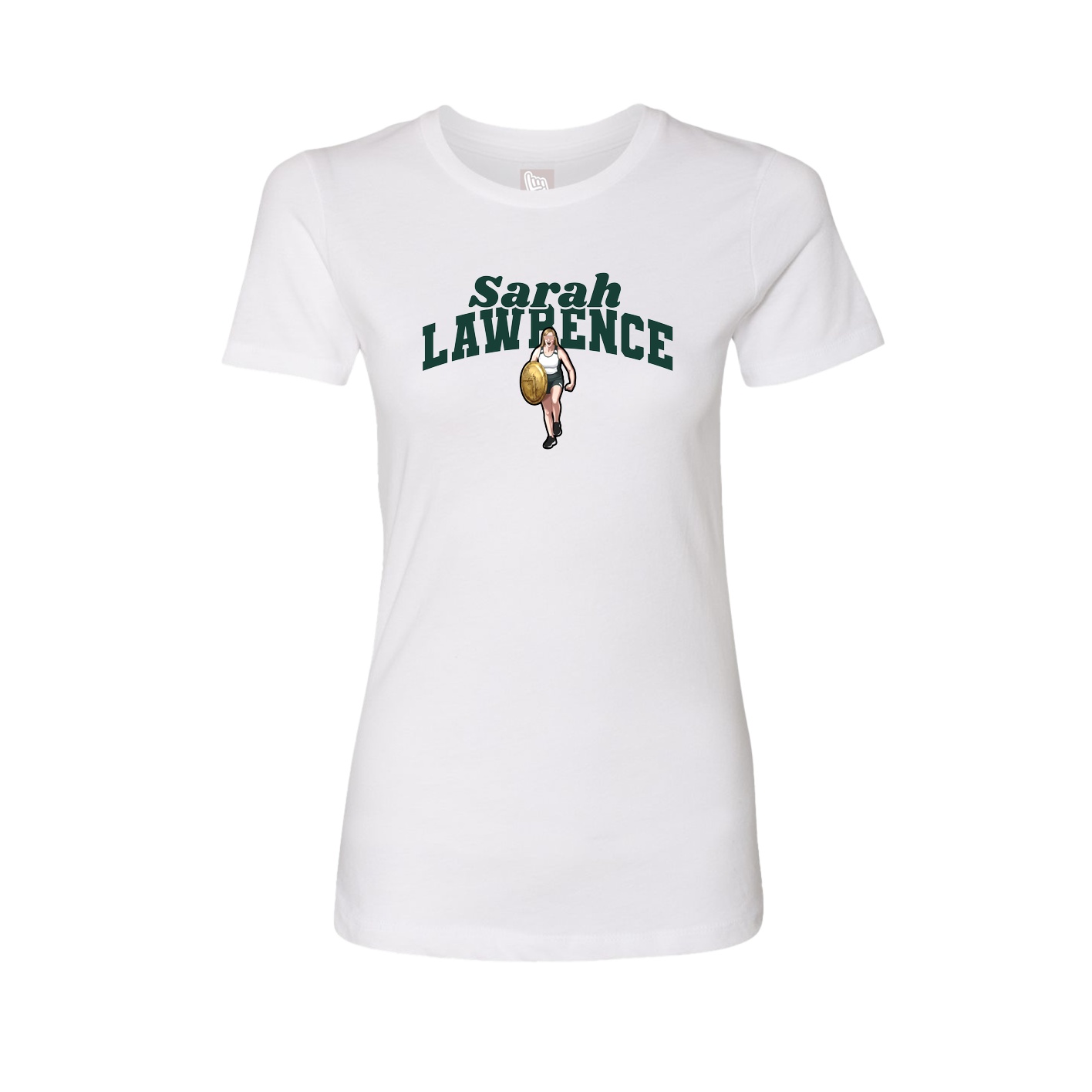 Womens Tee — Signature Arch in White