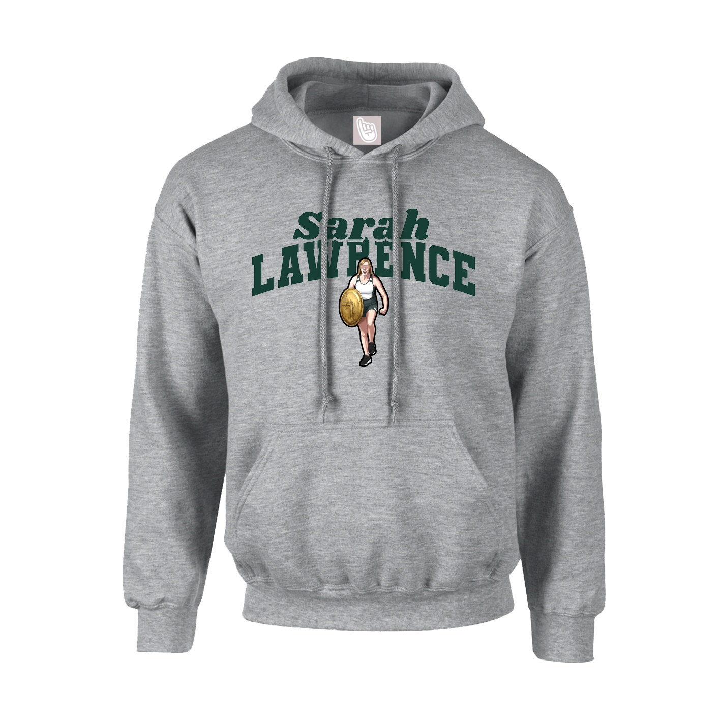Hoodie — Signature Arch in Grey