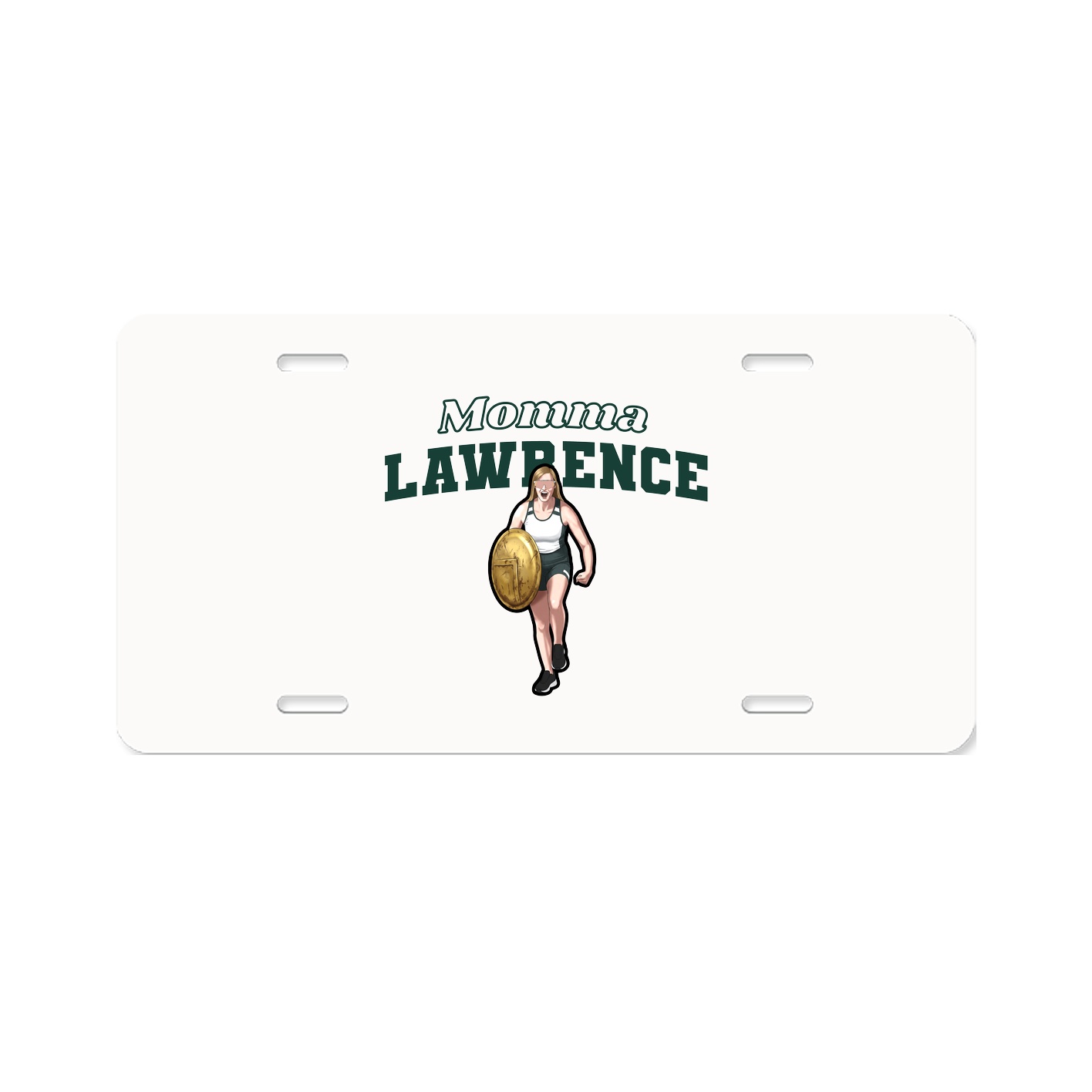 License Plate — Mothers Day Block in Classic