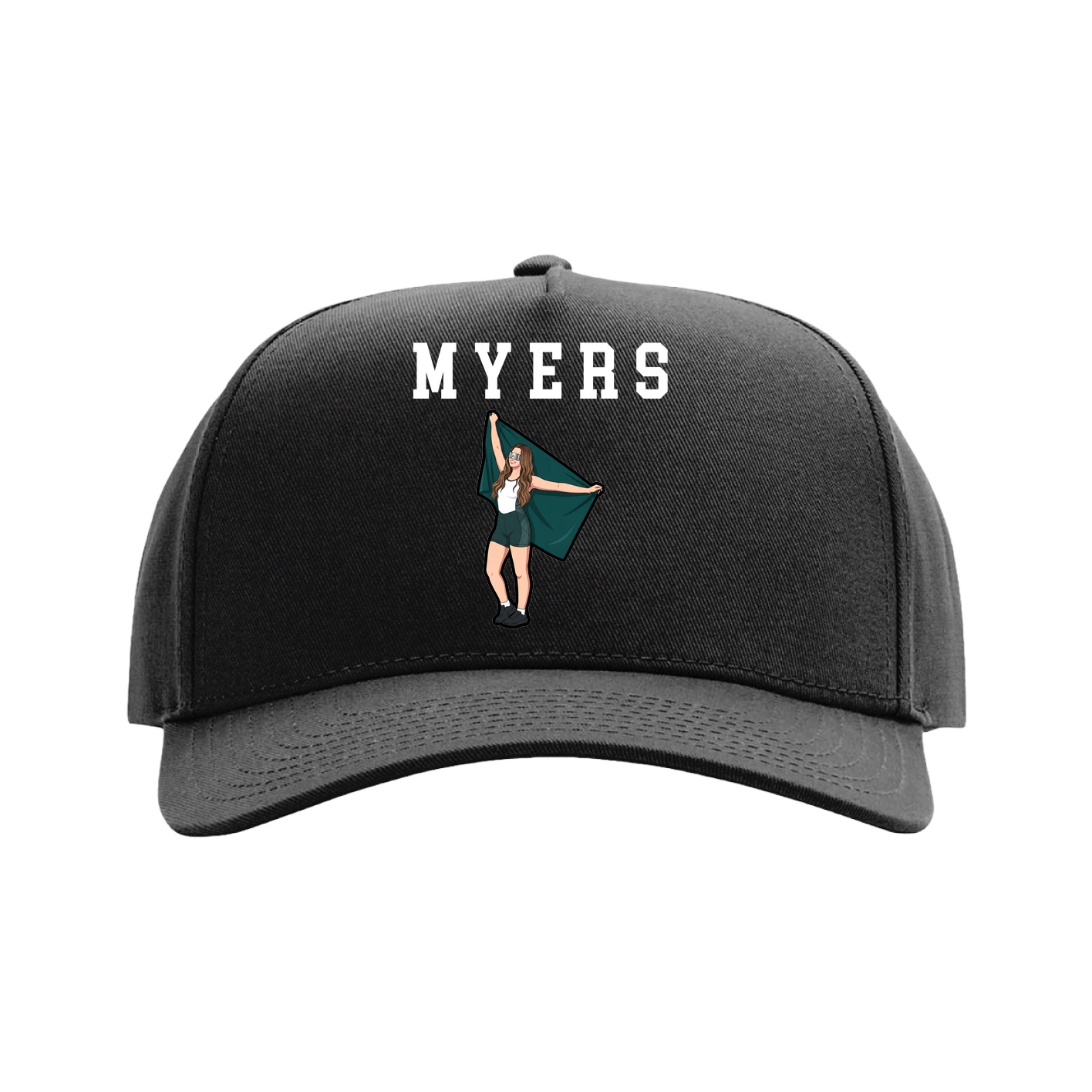Full Fabric Five-Panel Champ Cap