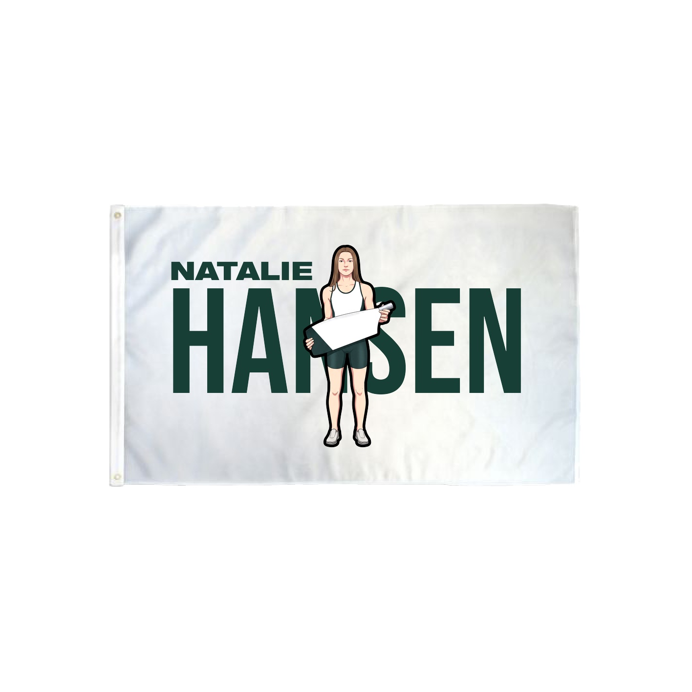 3x5 Flag — Player Name in Classic