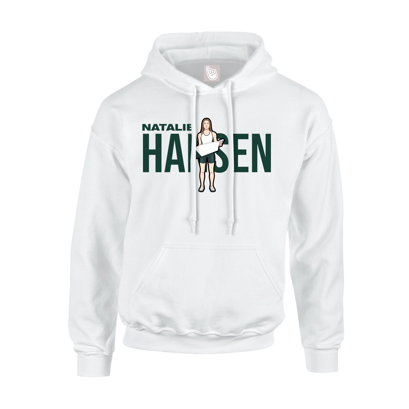 Hoodie — Player Name in White