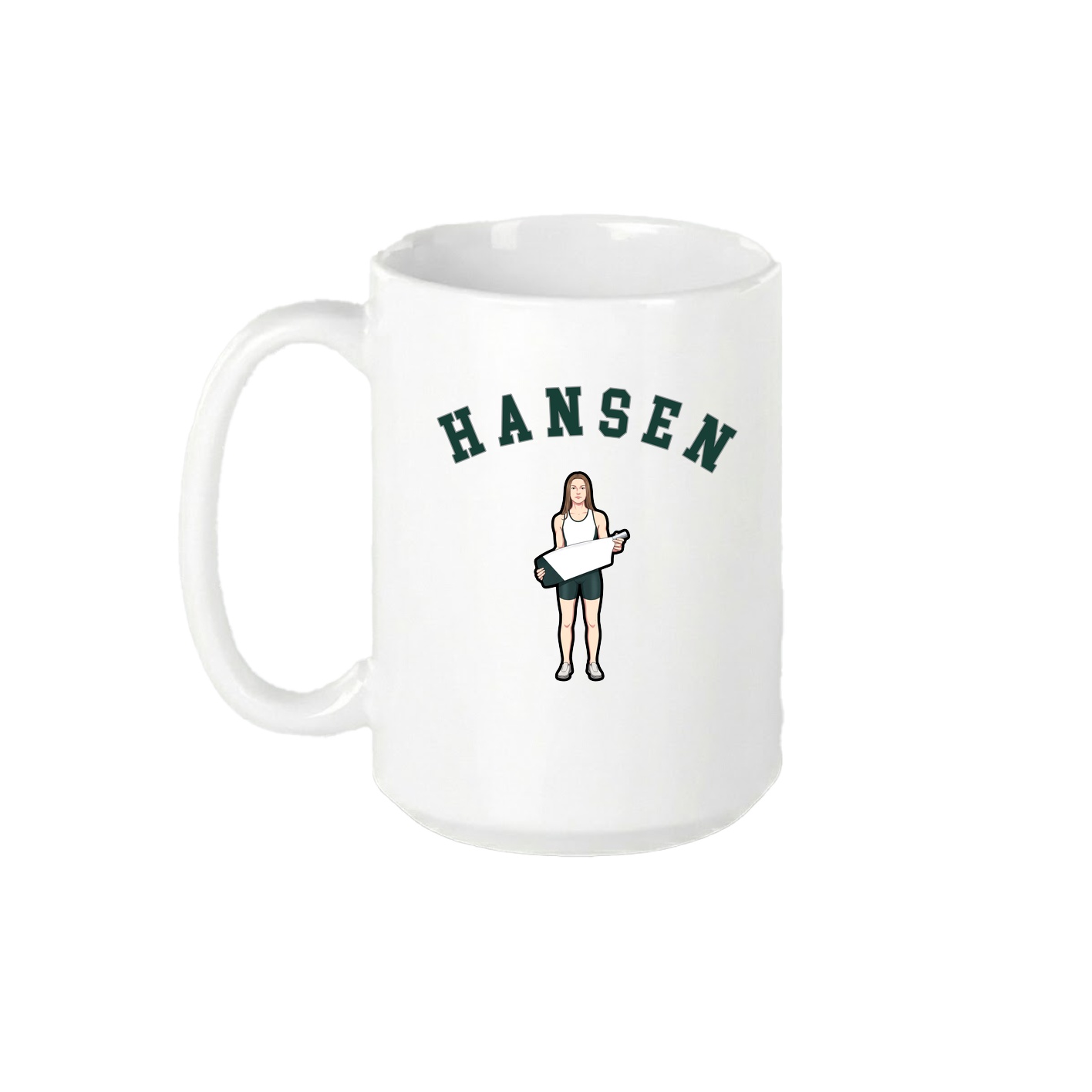 15oz Coffee Mug — Shirsey Arch in White