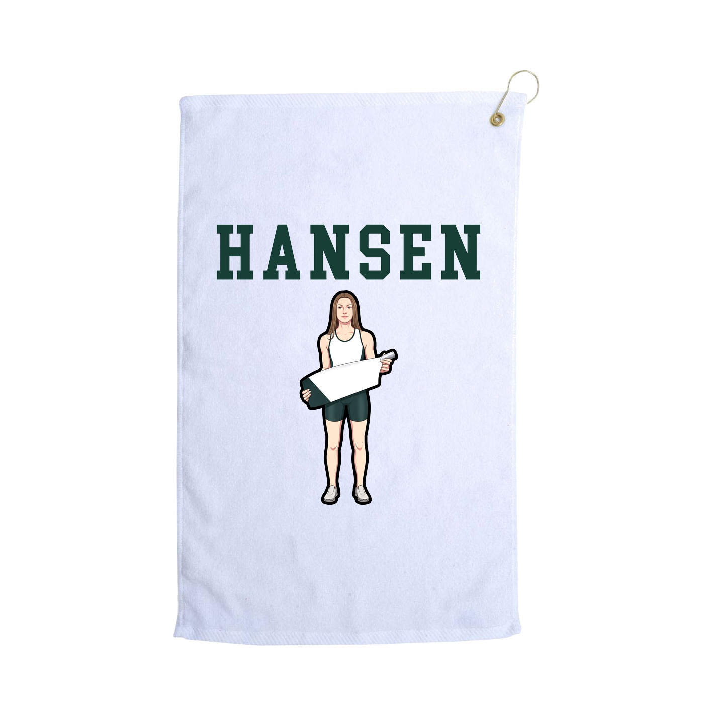 Golf Towel — Shirsey in White