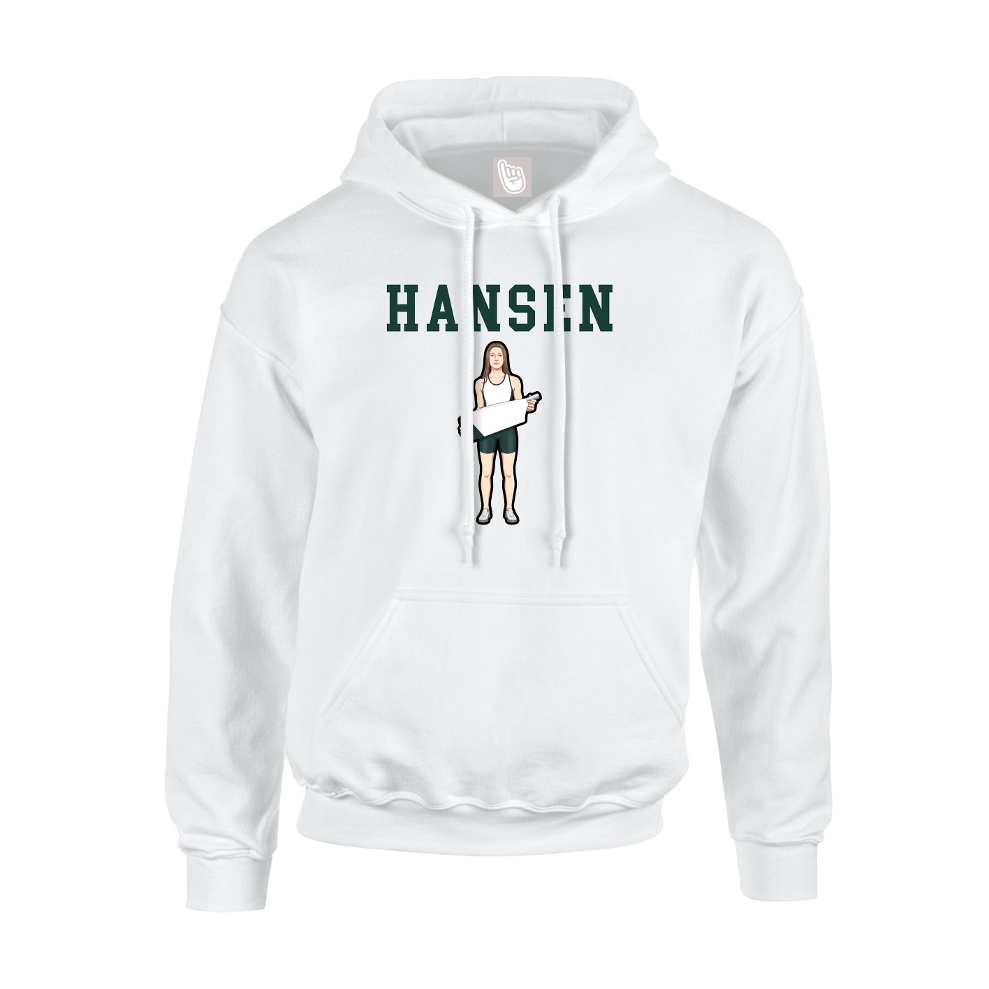 Youth Hoodie — Shirsey in White