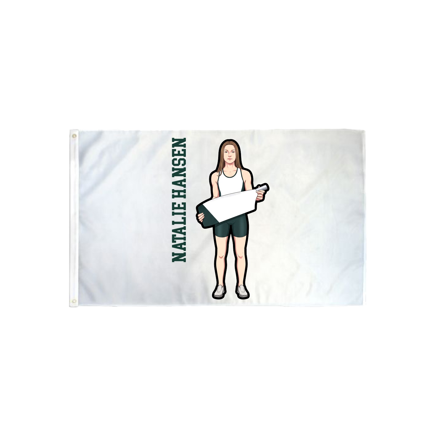 3x5 Flag — Name Vertical in Classic