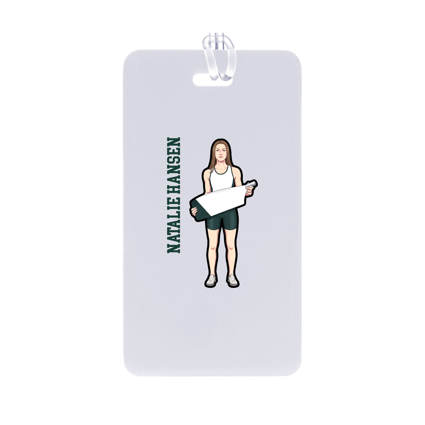 Bag Tag — Name Vertical in Classic