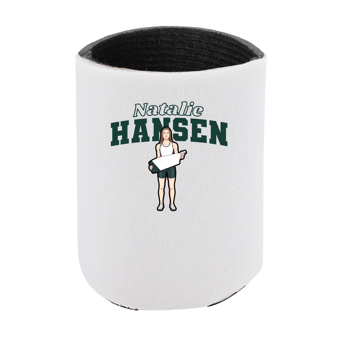 Can Holder — Name Arch in White