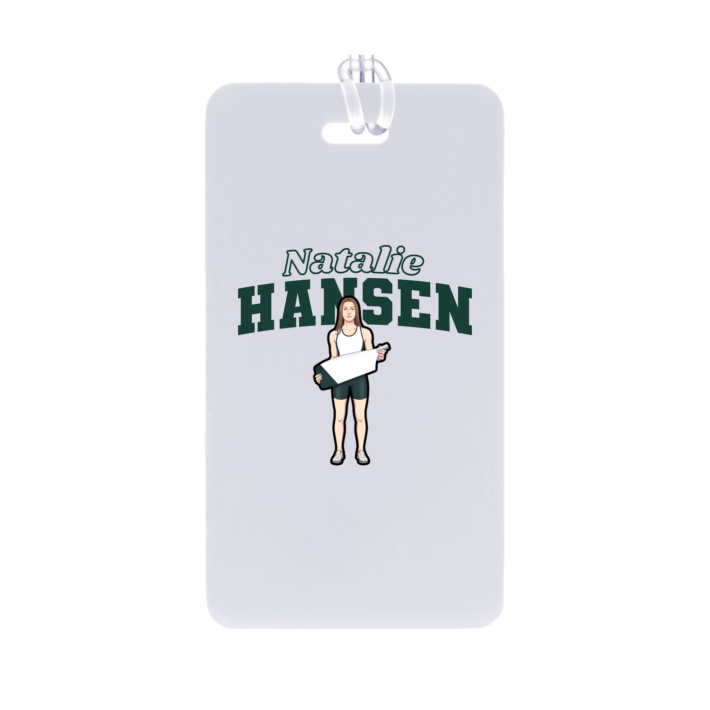 Bag Tag — Name Arch in Classic
