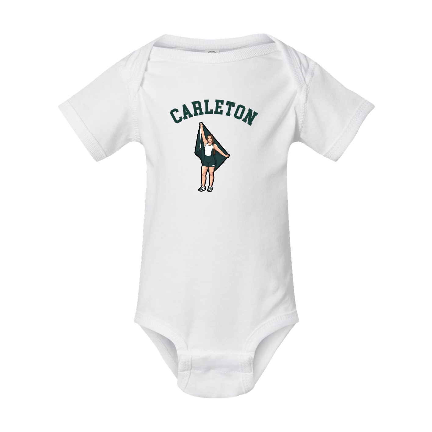 Baby Onesie — Shirsey Arch in White