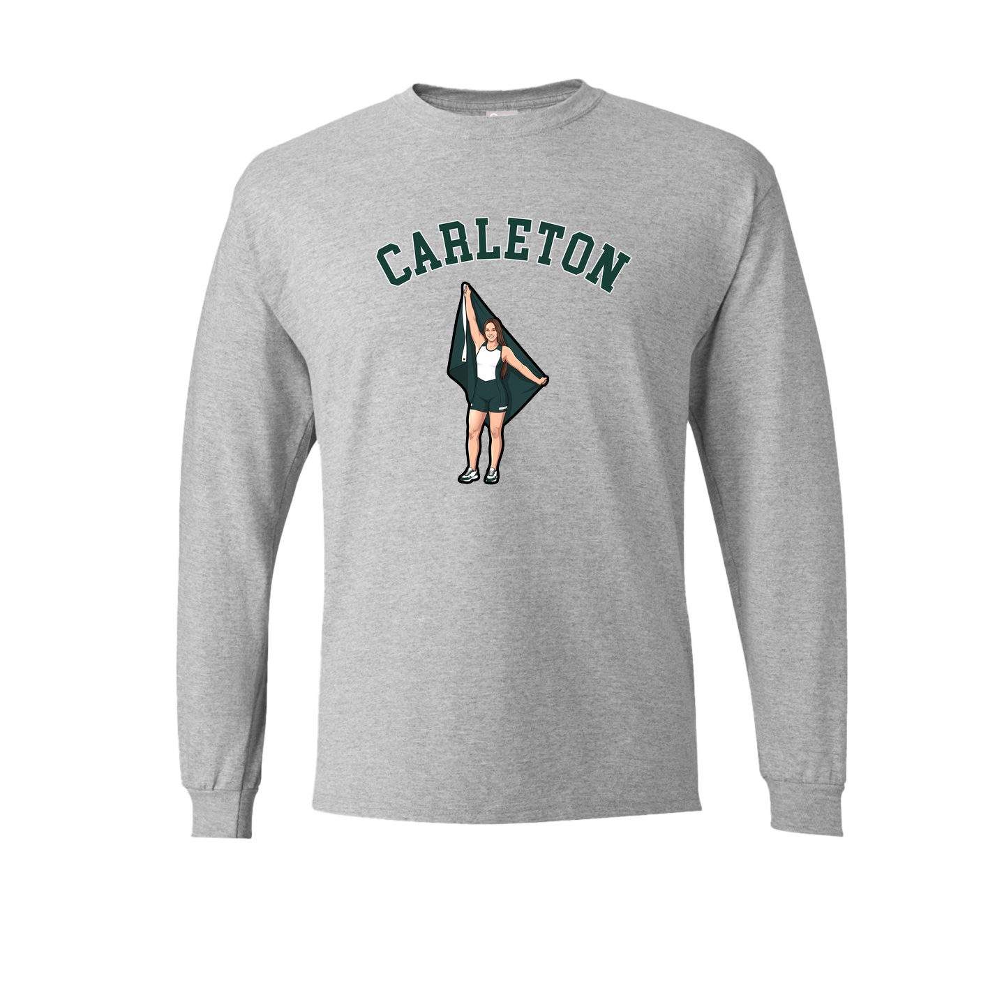 Long Sleeve Tee — Shirsey Arch in Grey