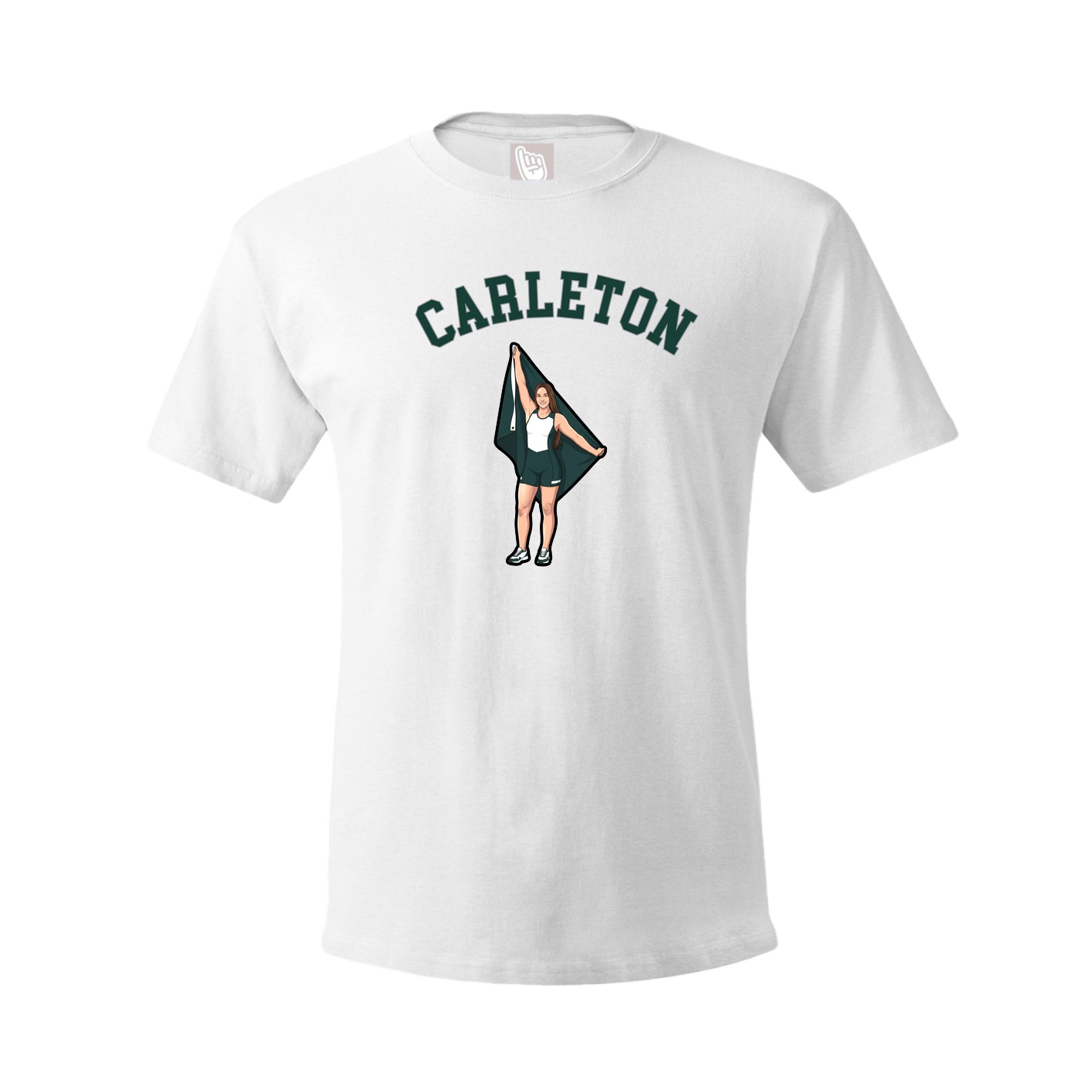 Youth Tee — Shirsey Arch in White