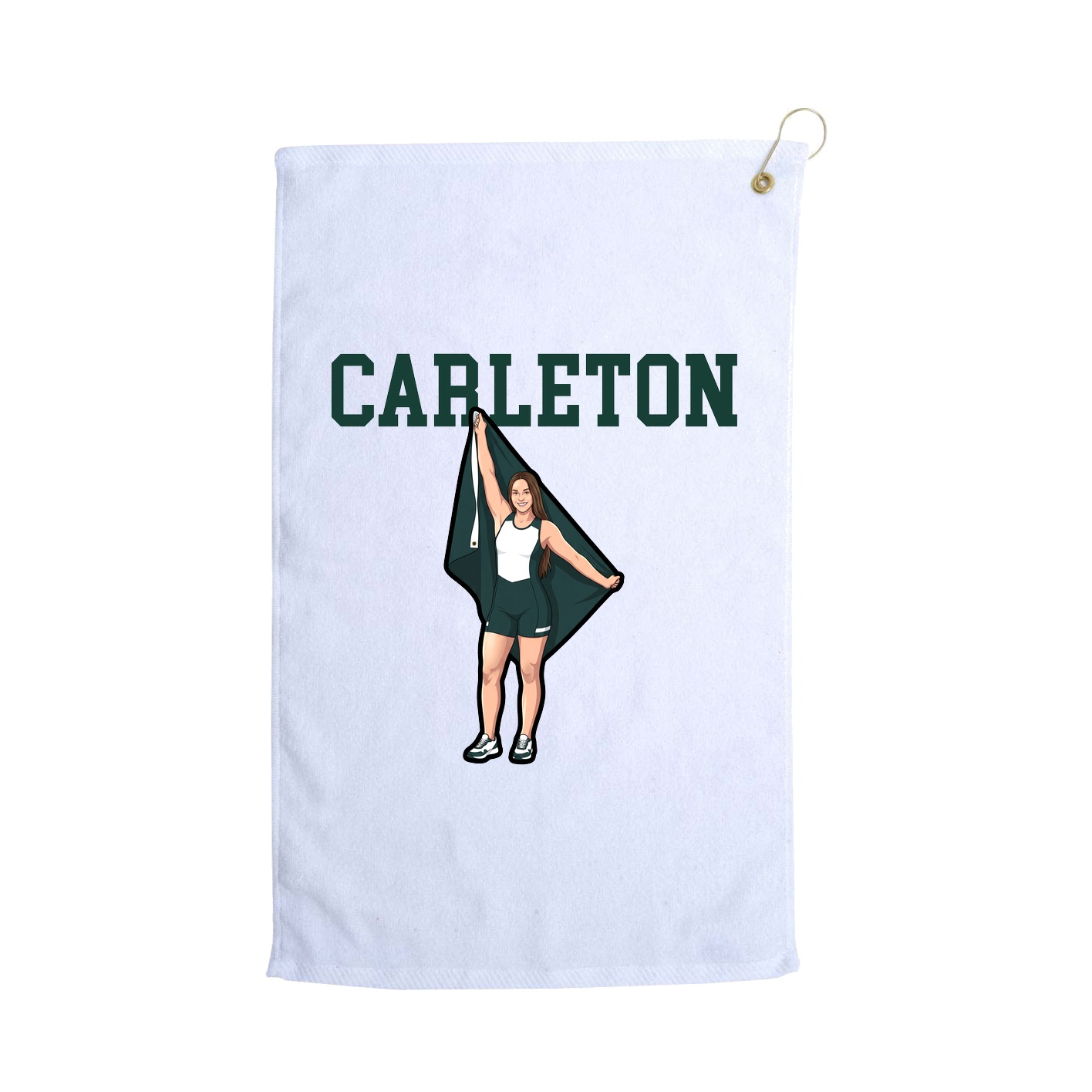 Golf Towel — Shirsey in White