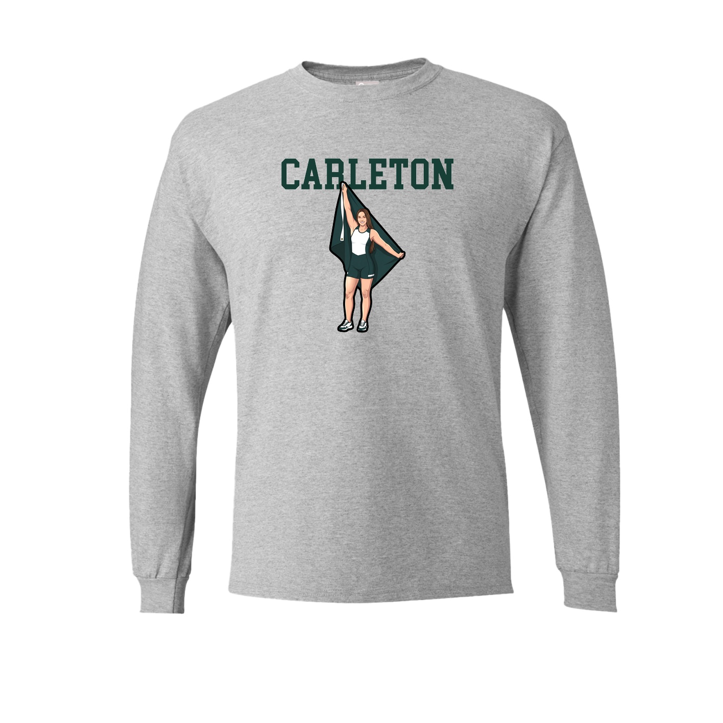 Long Sleeve Tee — Shirsey in Grey