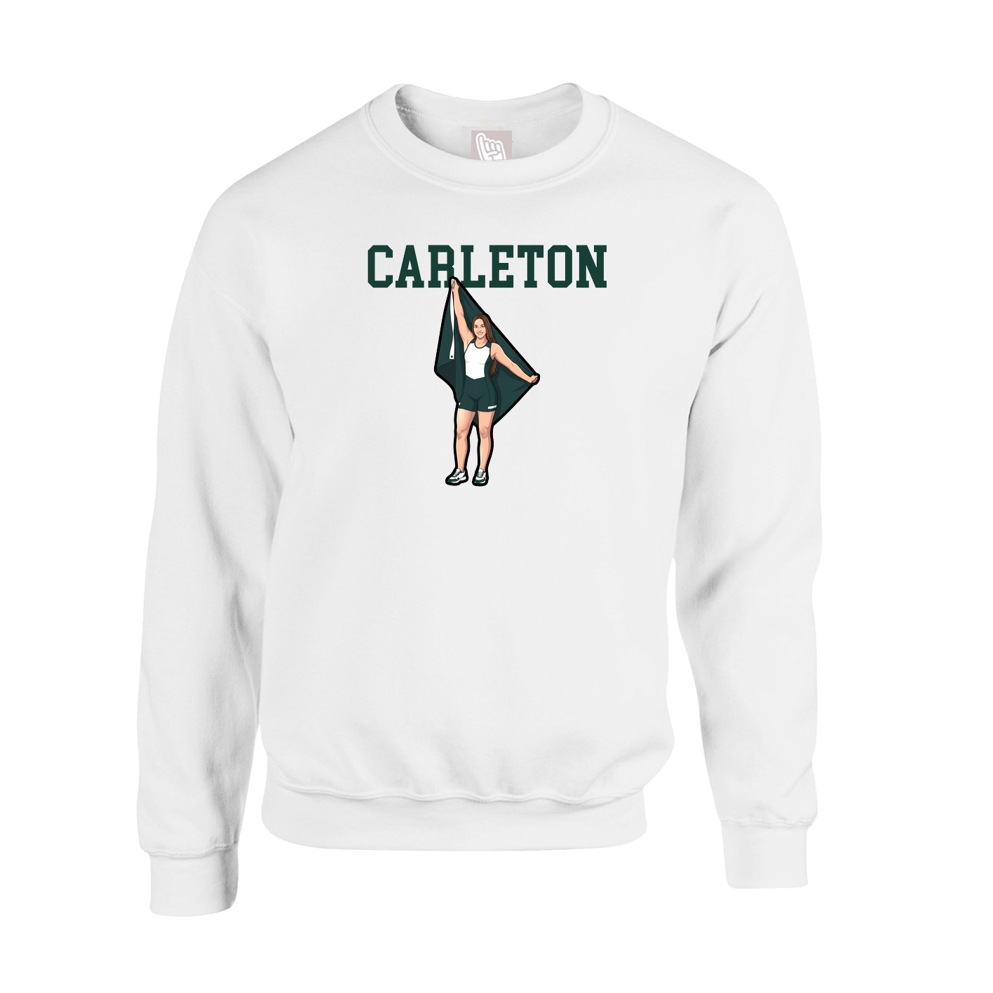 Fleece Crew — Shirsey in White