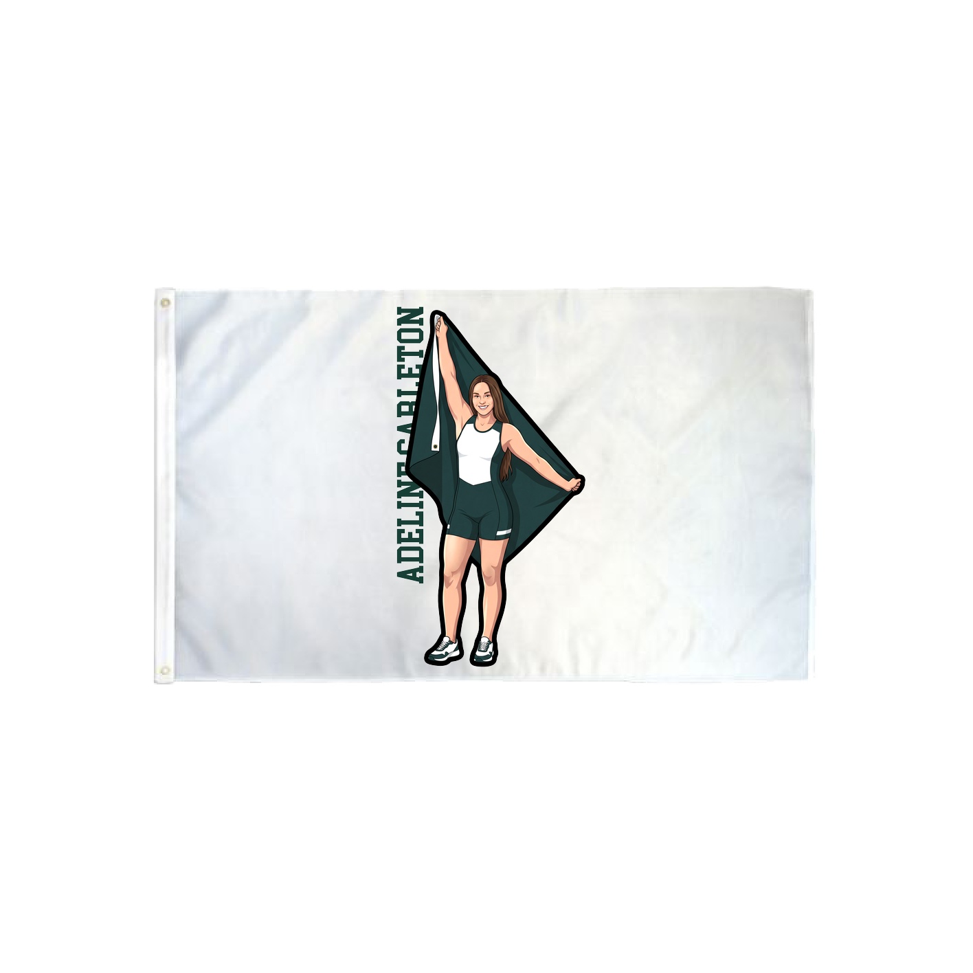 3x5 Flag — Name Vertical in Classic