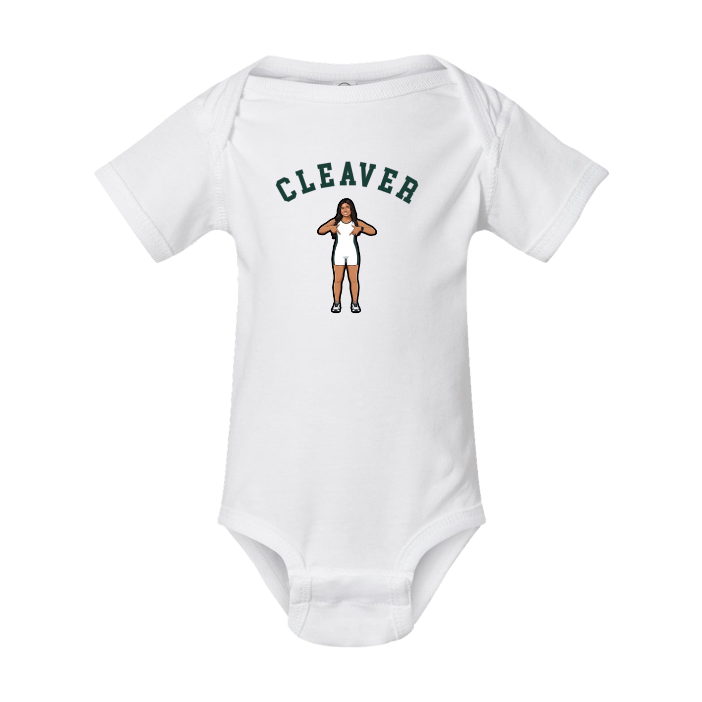 Baby Onesie — Shirsey Arch in White