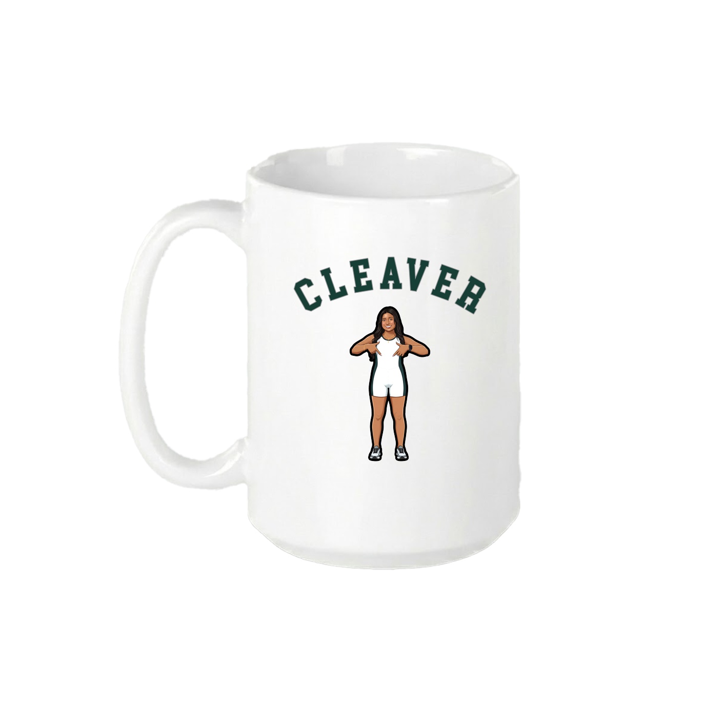 15oz Coffee Mug — Shirsey Arch in White