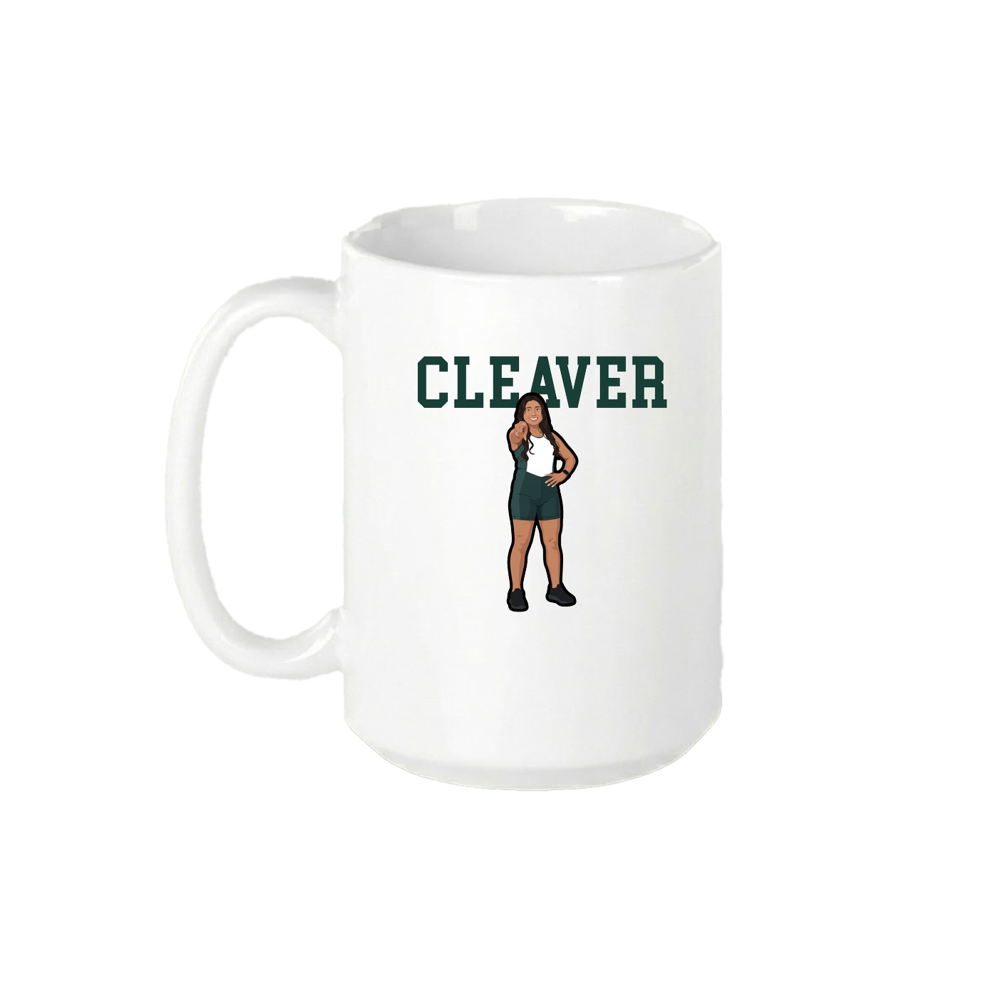 15oz Coffee Mug — Shirsey in White