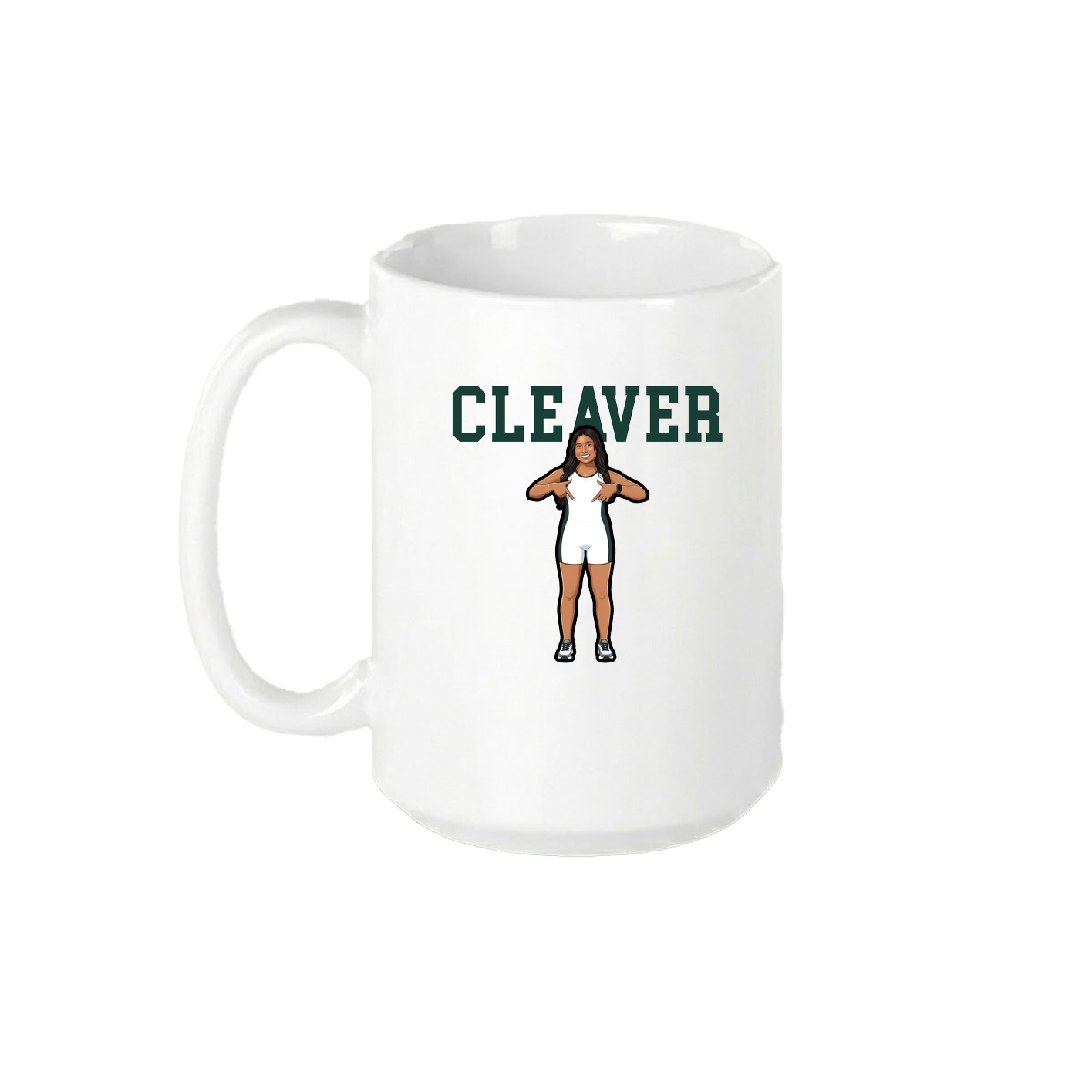 15oz Coffee Mug — Shirsey in White