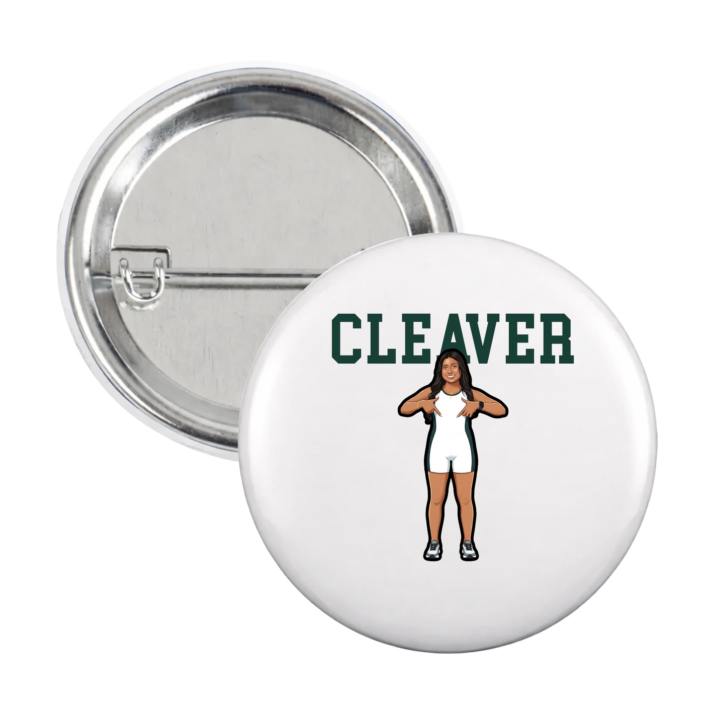 Game Day Button — Shirsey in White
