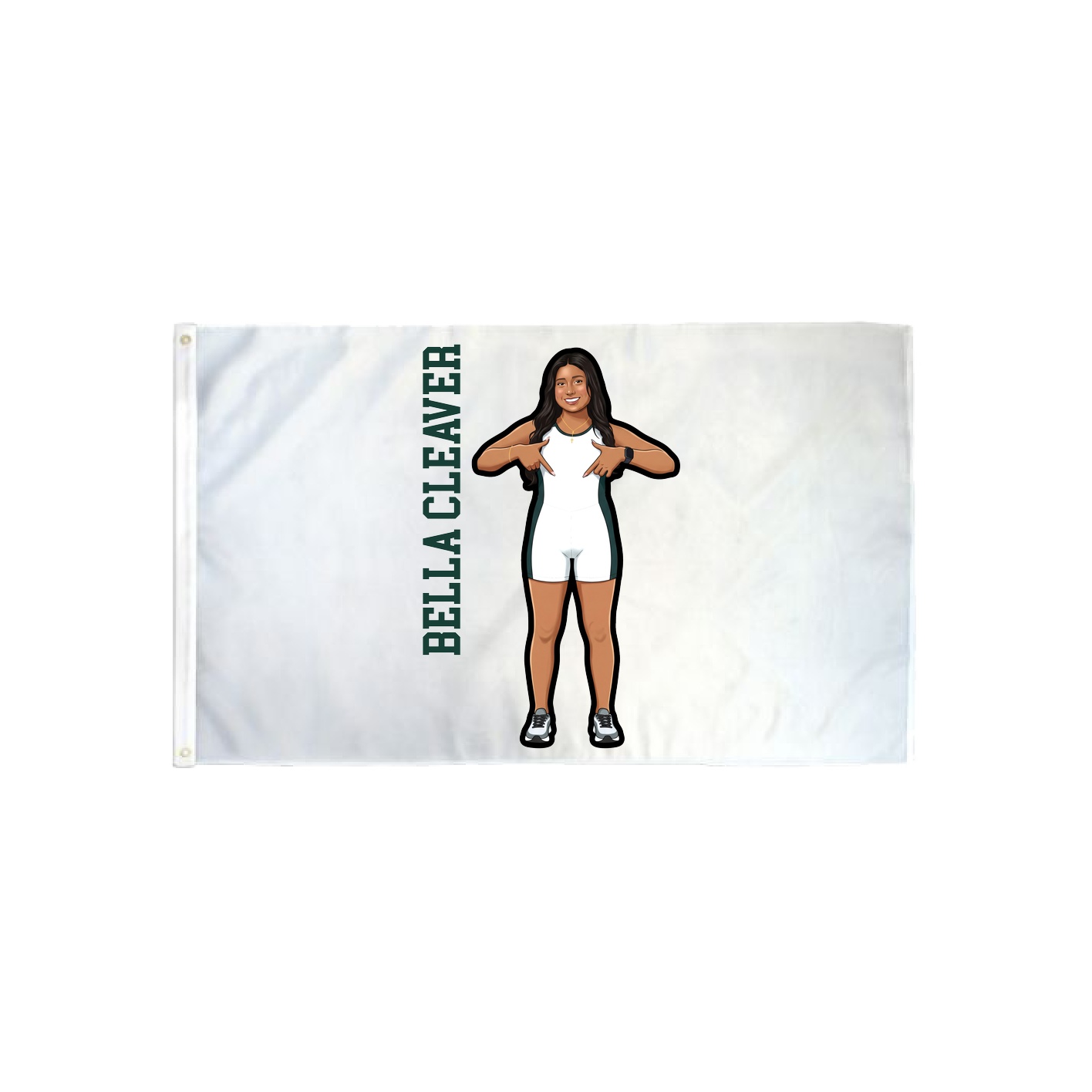 3x5 Flag — Name Vertical in Classic