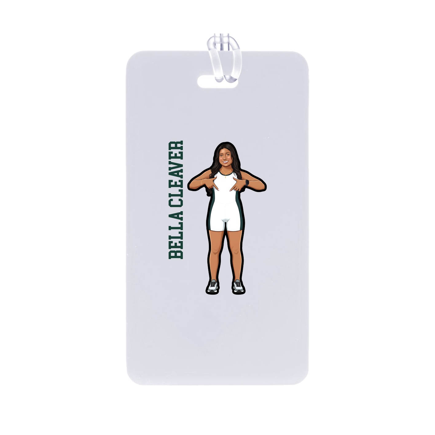 Bag Tag — Name Vertical in Classic