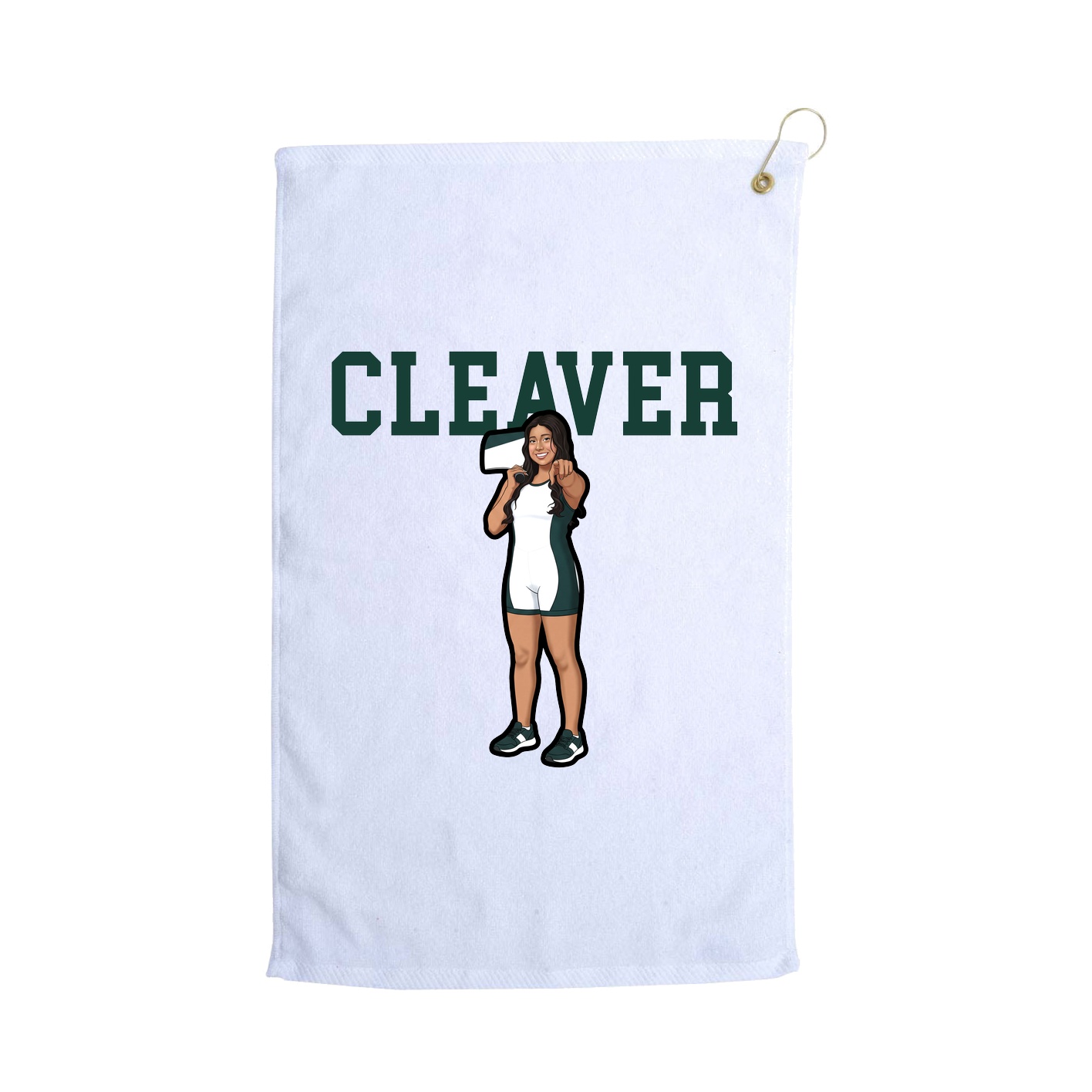 Golf Towel — Shirsey in White