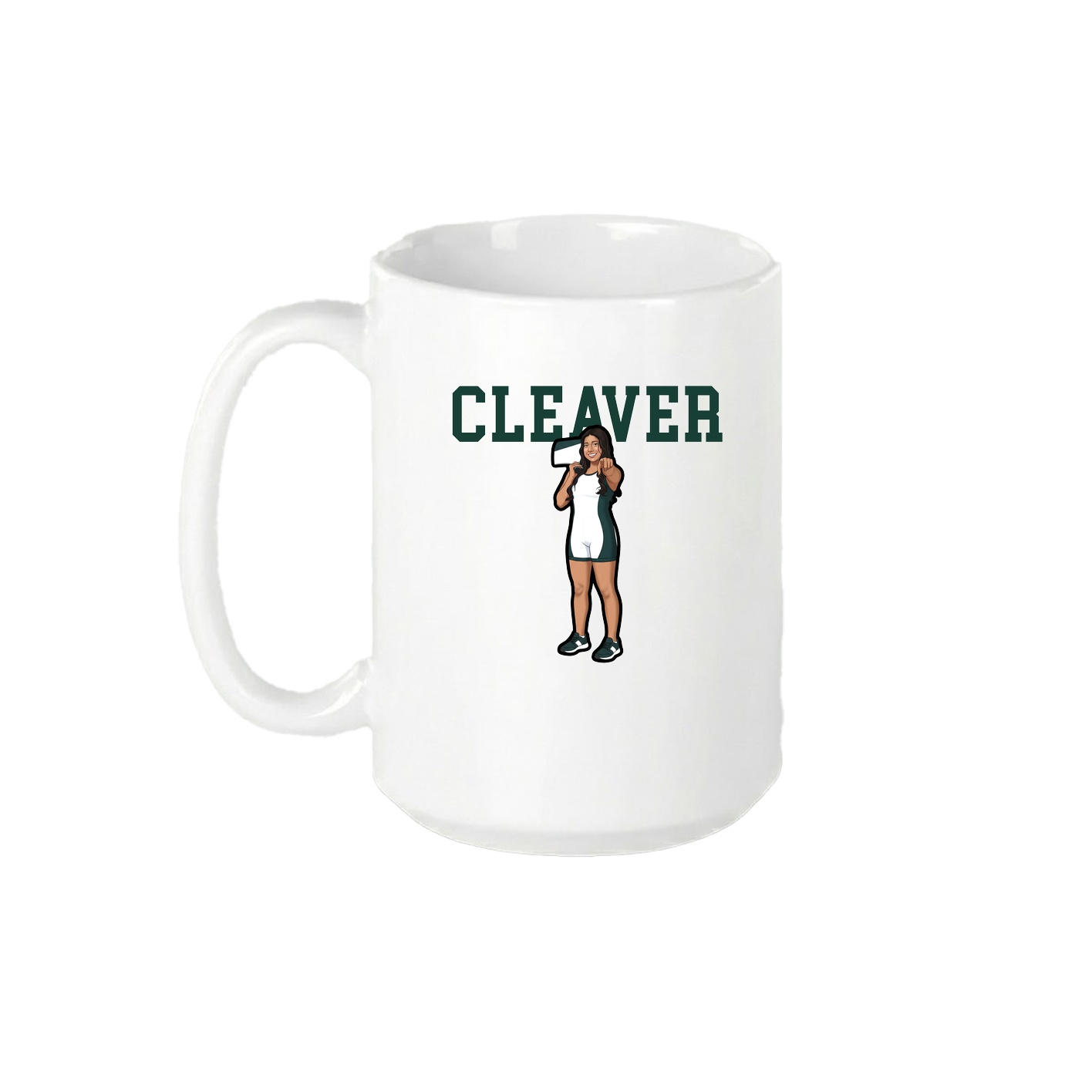 15oz Coffee Mug — Shirsey in White