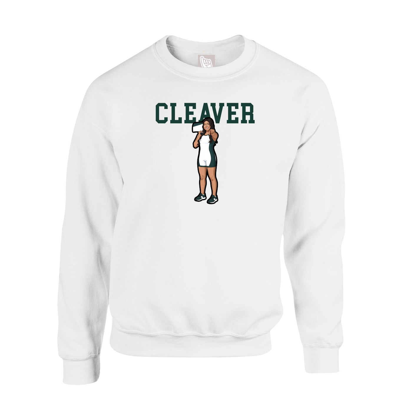 Fleece Crew — Shirsey in White