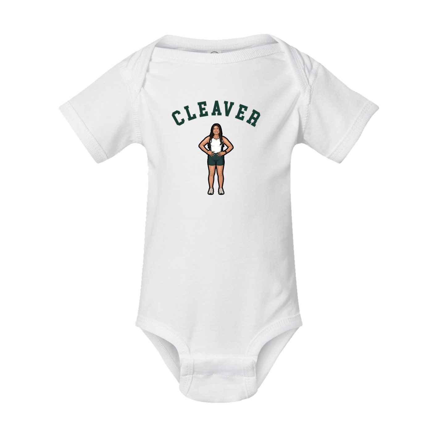 Baby Onesie — Shirsey Arch in White