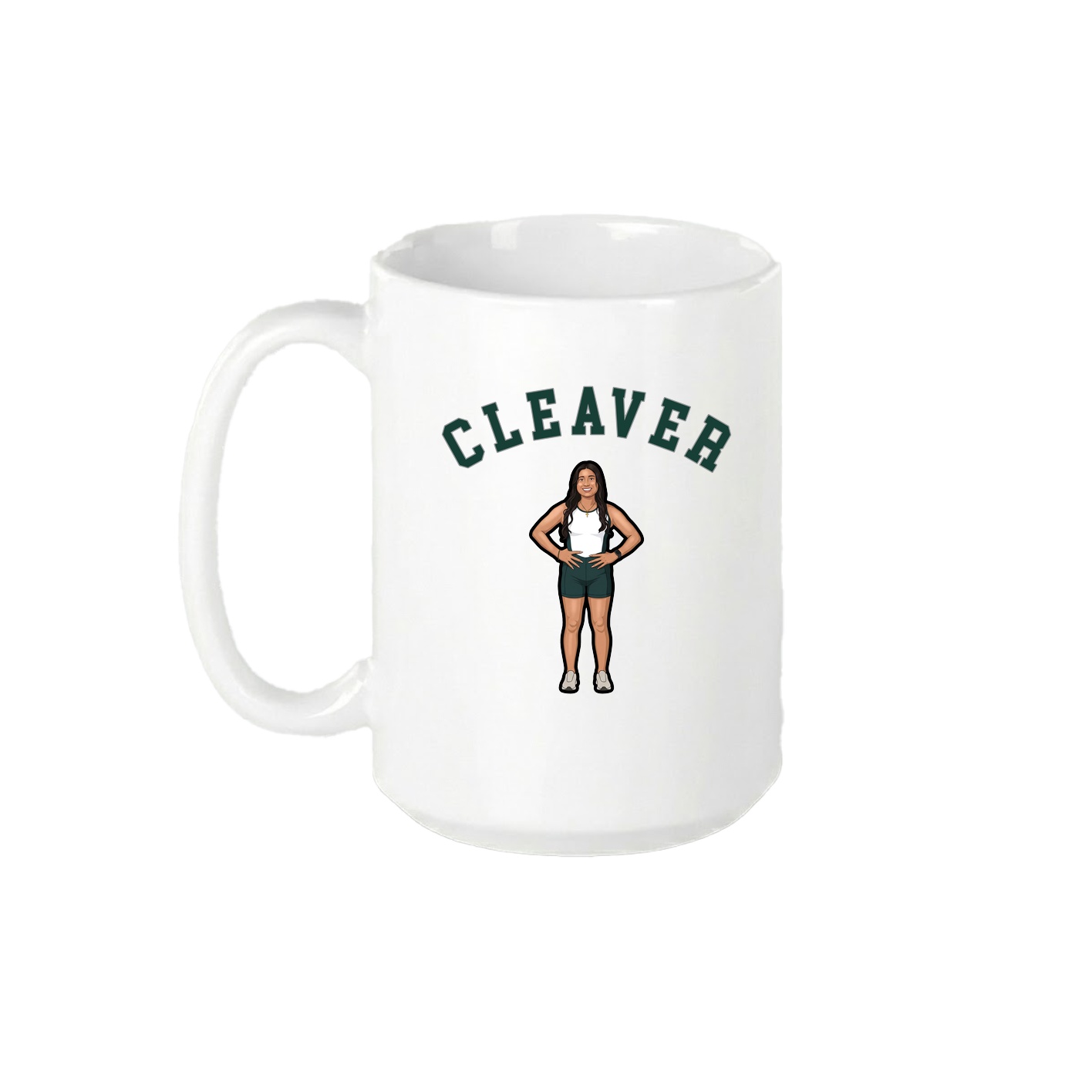 15oz Coffee Mug — Shirsey Arch in White