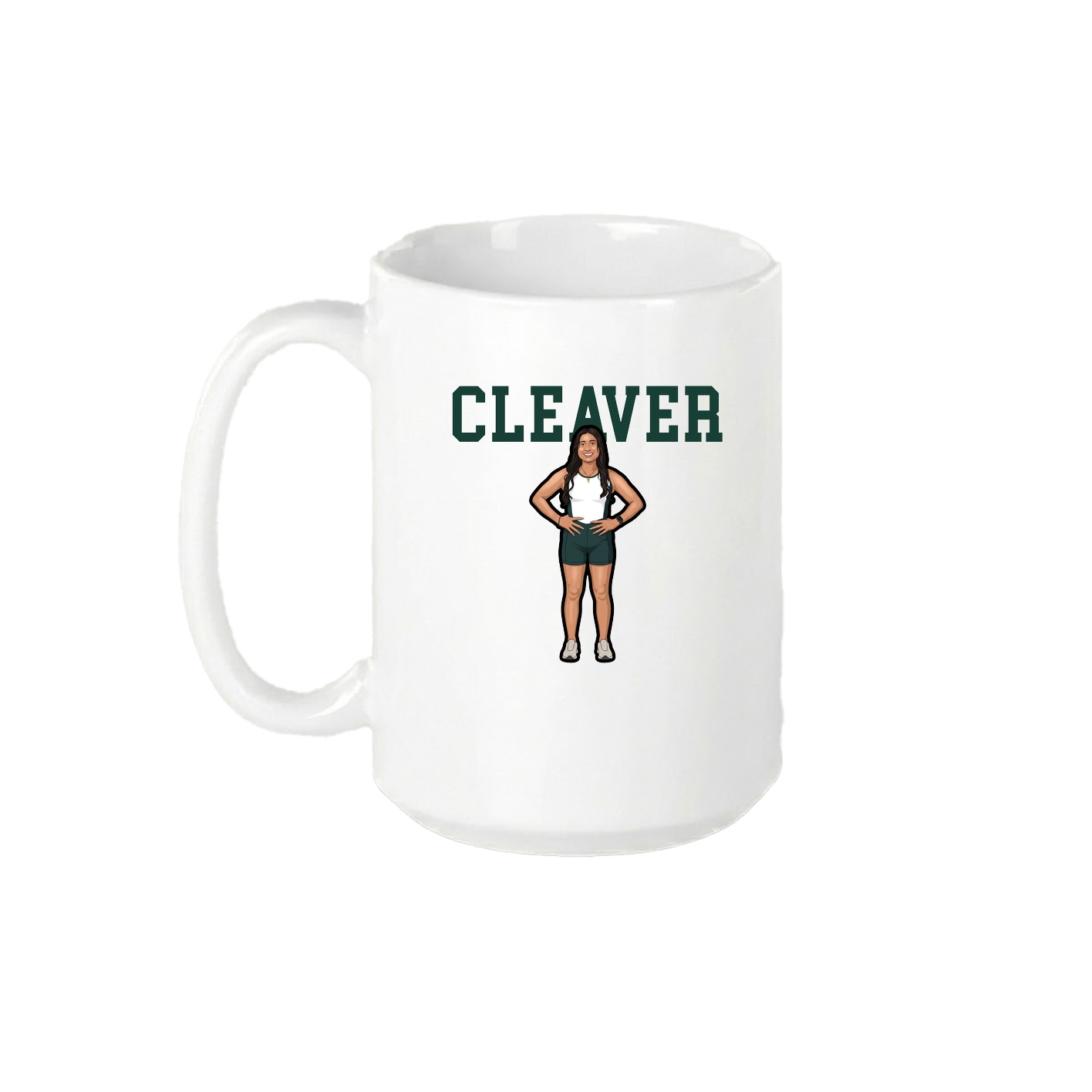 15oz Coffee Mug — Shirsey in White