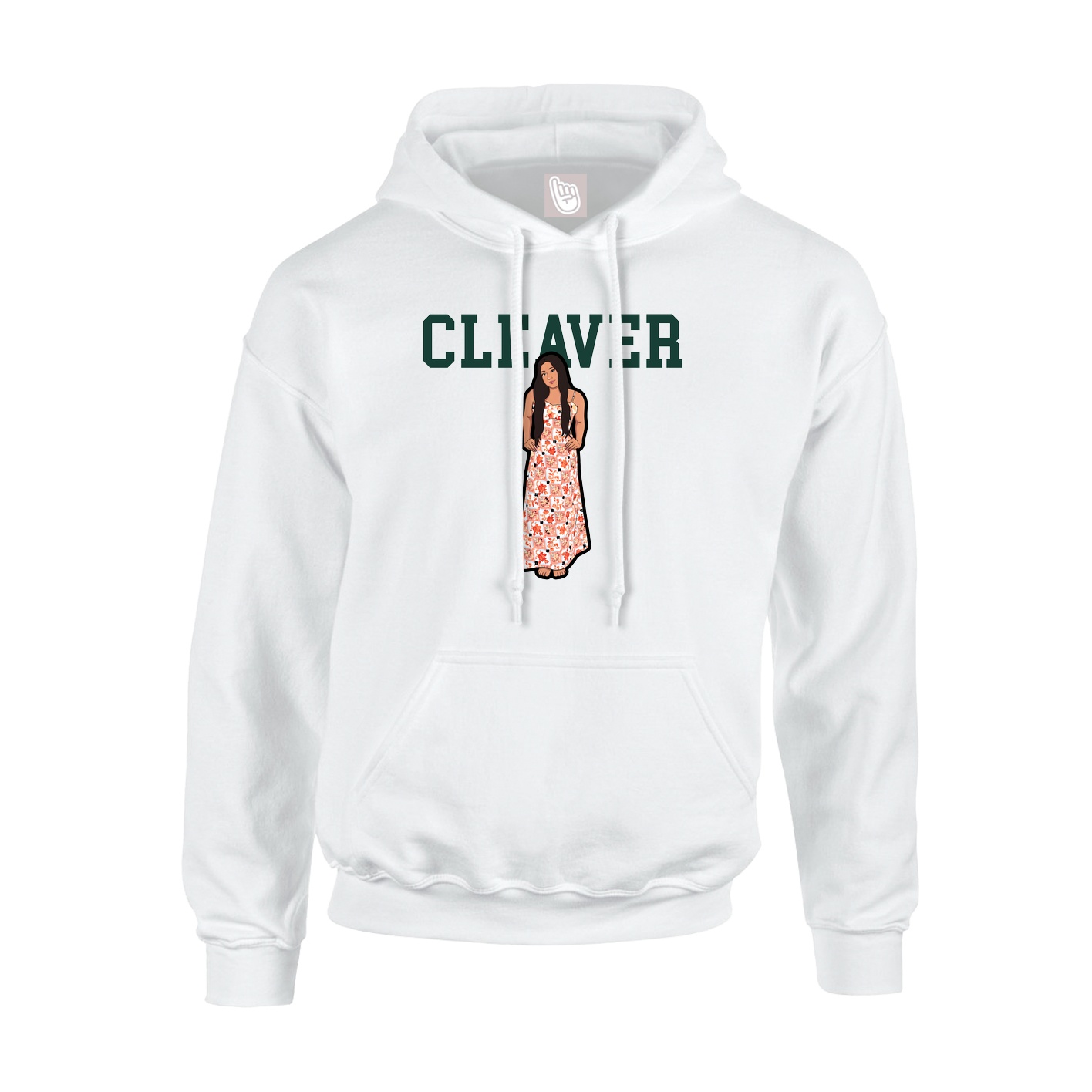Hoodie — Shirsey in White
