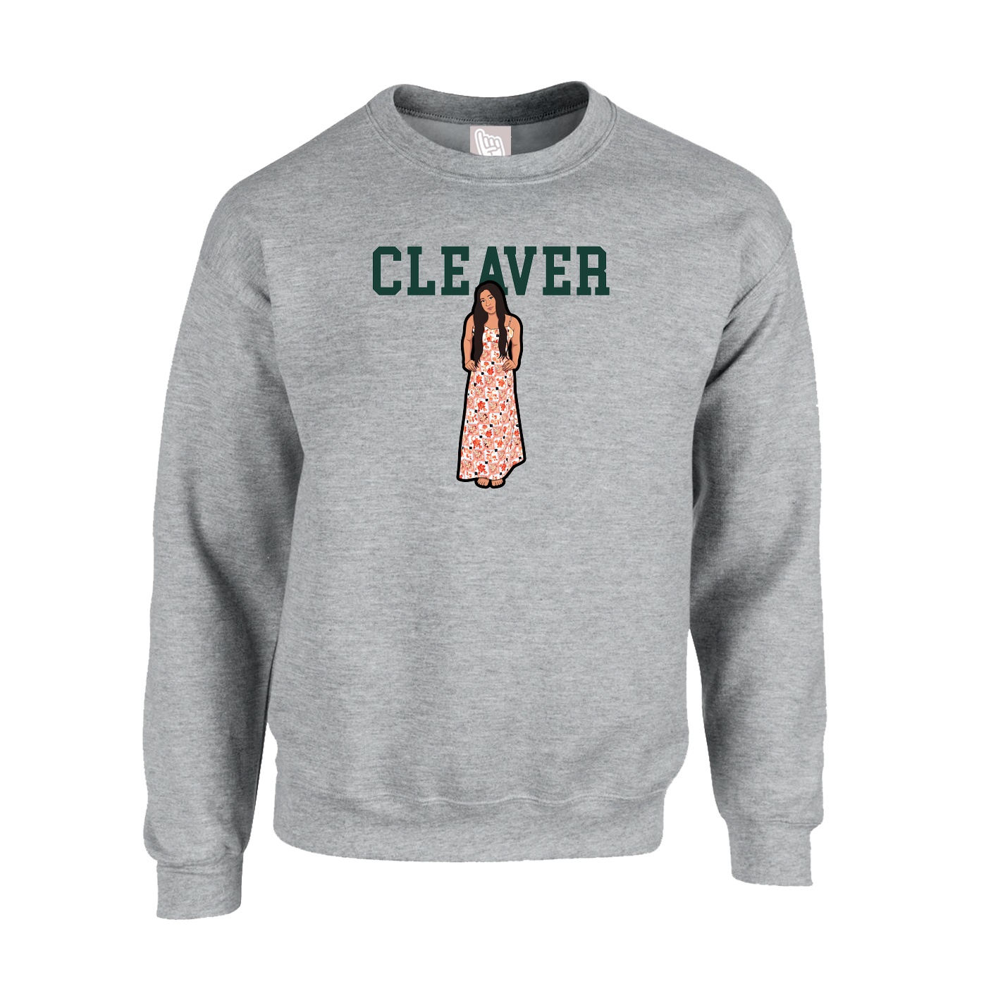 Fleece Crew — Shirsey in Grey