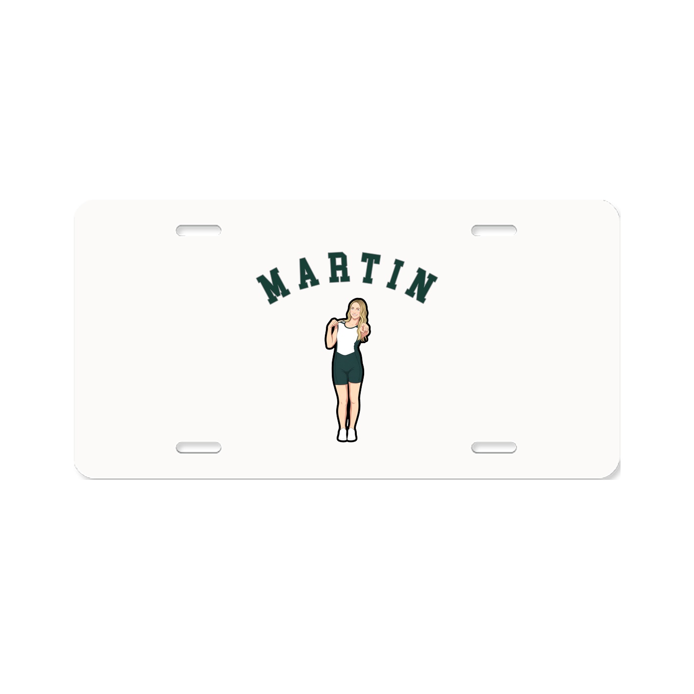 License Plate — Shirsey Arch in Classic
