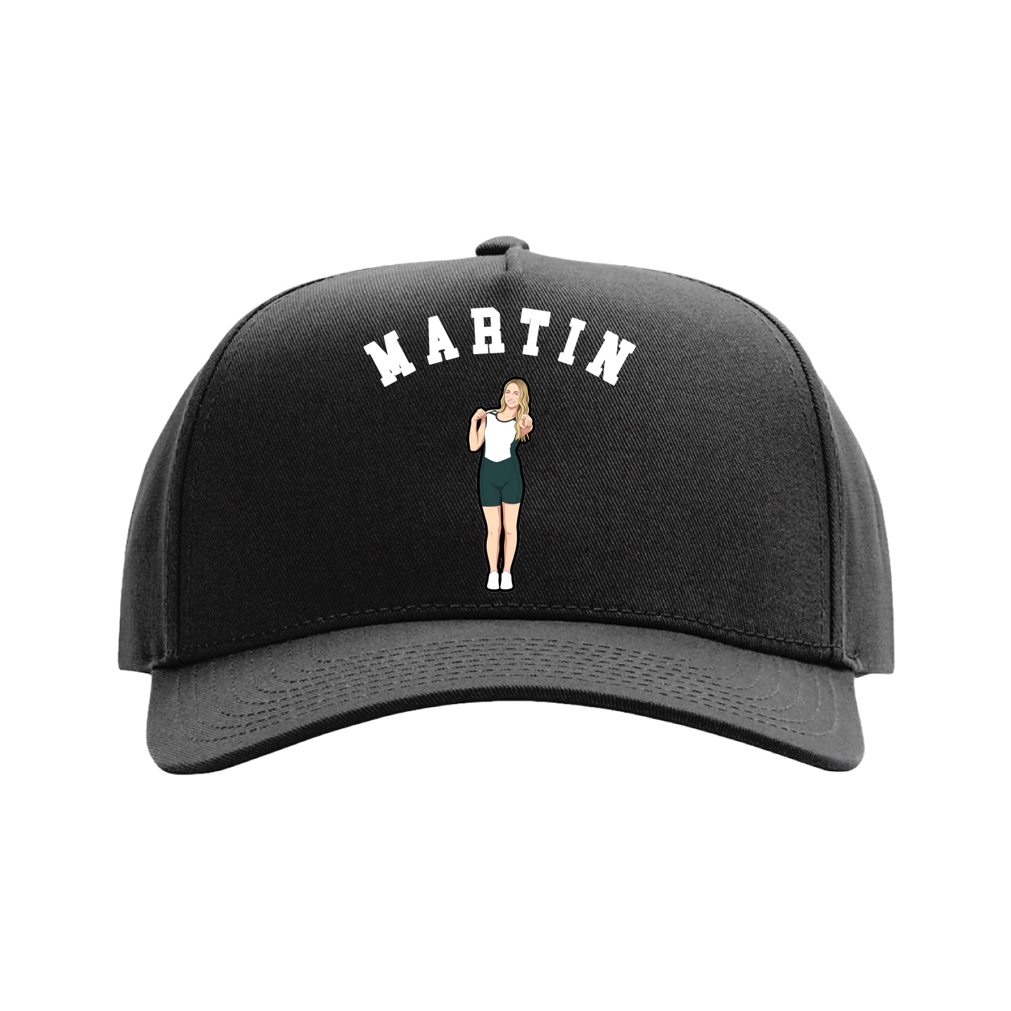 Full Fabric Five-Panel Champ Cap